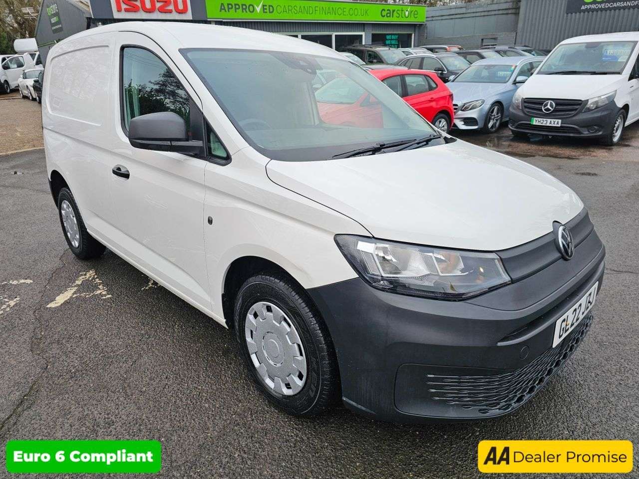 A 2022 VOLKSWAGEN CADDY White 2.0 TDI Euro 6 panel van, 67,800 miles, ULEZ compliant, 6-speed manua A 2022 VOLKSWAGEN CADDY White 2.0 TDI Euro 6 panel van, 67,800 miles, ULEZ compliant, 6-speed manua