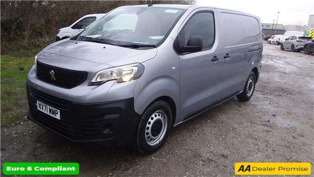 A 2022 PEUGEOT EXPERT Grey 1.5 BlueHDi Euro 6 panel 44,200 miles, ULEZ compliant, 6-Speed manual, A 2022 PEUGEOT EXPERT Grey 1.5 BlueHDi Euro 6 panel 44,200 miles, ULEZ compliant, 6-Speed manual,