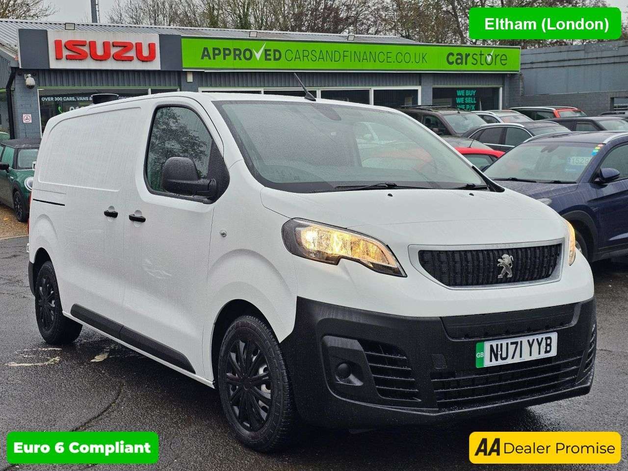 A 2021 PEUGEOT E-EXPERT White e 1200 75kWh electric panel van, 48,600 miles, ULEZ compliant, Automa A 2021 PEUGEOT E-EXPERT White e 1200 75kWh electric panel van, 48,600 miles, ULEZ compliant, Automa