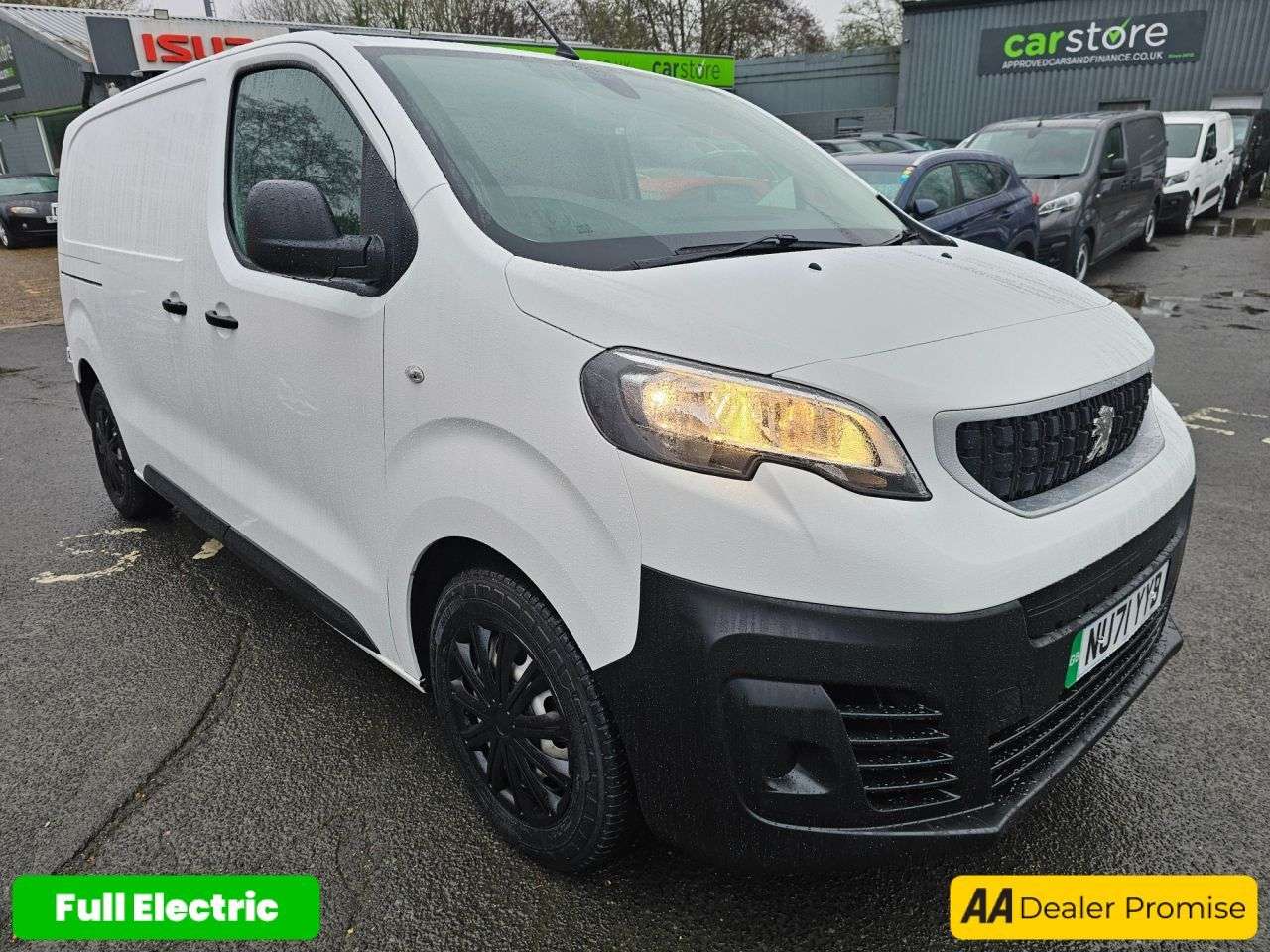 A 2021 PEUGEOT E-EXPERT White e 1200 75kWh electric panel van, 48,600 miles, ULEZ compliant, Automa A 2021 PEUGEOT E-EXPERT White e 1200 75kWh electric panel van, 48,600 miles, ULEZ compliant, Automa