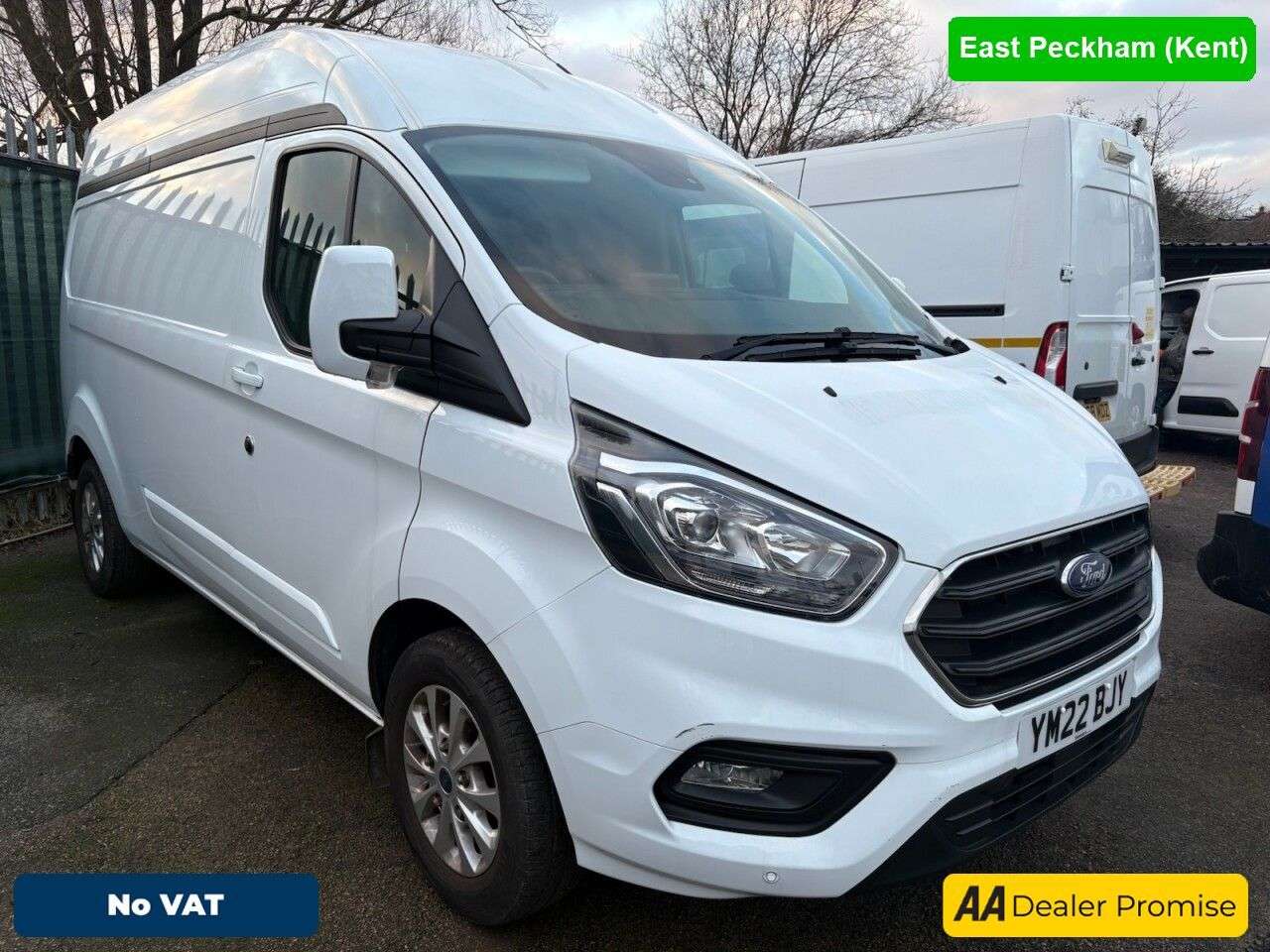 A 2022 FORD TRANSIT CUSTOM White 2.0 EcoBlue Euro 6 panel van, 10,400 miles, ULEZ compliant, 6-Speed m A 2022 FORD TRANSIT CUSTOM White 2.0 EcoBlue Euro 6 panel van, 10,400 miles, ULEZ compliant, 6-Speed m