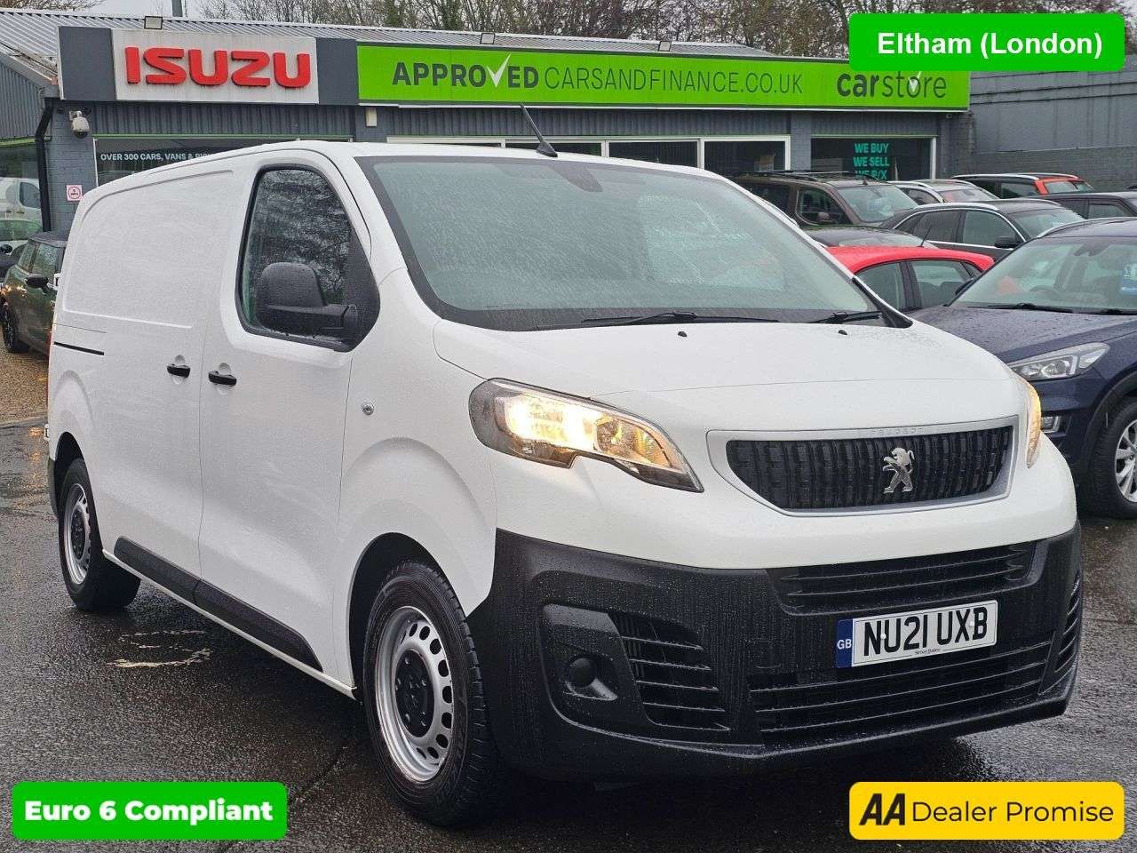 A 2021 PEUGEOT EXPERT White 1.5 BlueHDi Euro 6 panel van, 53,000 miles, ULEZ compliant, 6-Speed m A 2021 PEUGEOT EXPERT White 1.5 BlueHDi Euro 6 panel van, 53,000 miles, ULEZ compliant, 6-Speed m