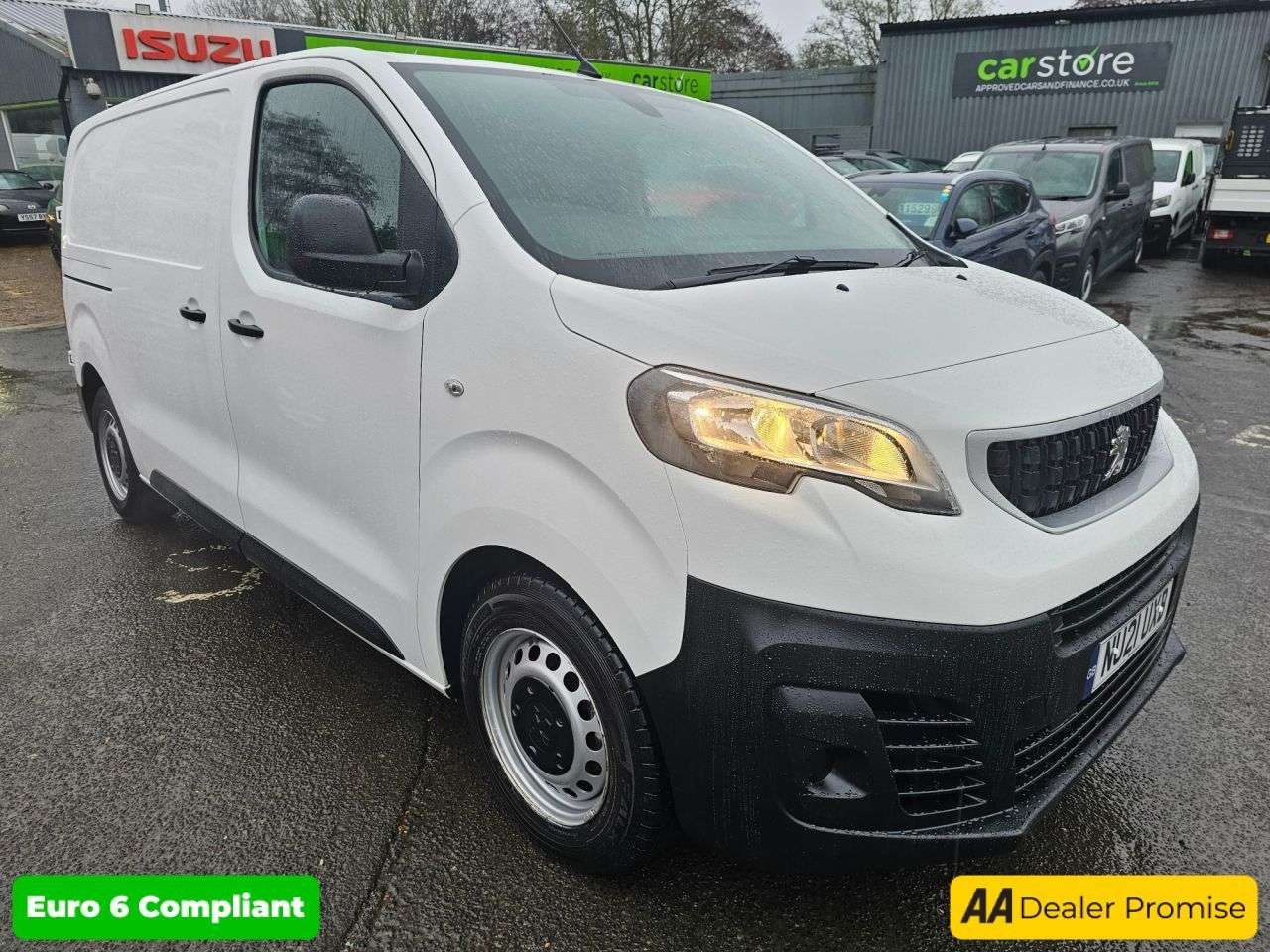 A 2021 PEUGEOT EXPERT White 1.5 BlueHDi Euro 6 panel van, 53,000 miles, ULEZ compliant, 6-Speed m A 2021 PEUGEOT EXPERT White 1.5 BlueHDi Euro 6 panel van, 53,000 miles, ULEZ compliant, 6-Speed m