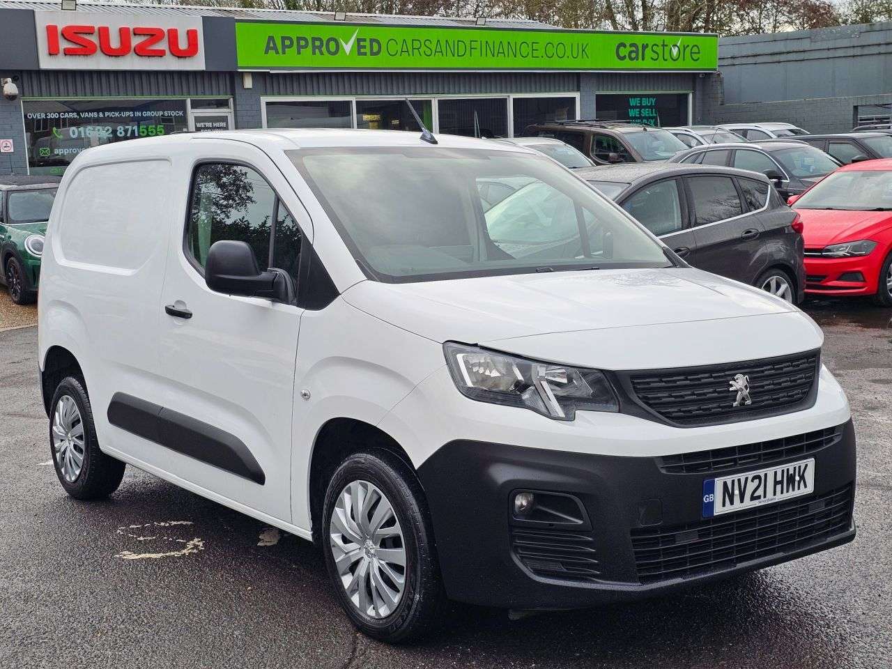 A 2021 PEUGEOT PARTNER White 1.5 BlueHDi Euro 6 panel, 68,952 miles, ULEZ compliant, 5-Speed manua A 2021 PEUGEOT PARTNER White 1.5 BlueHDi Euro 6 panel, 68,952 miles, ULEZ compliant, 5-Speed manua