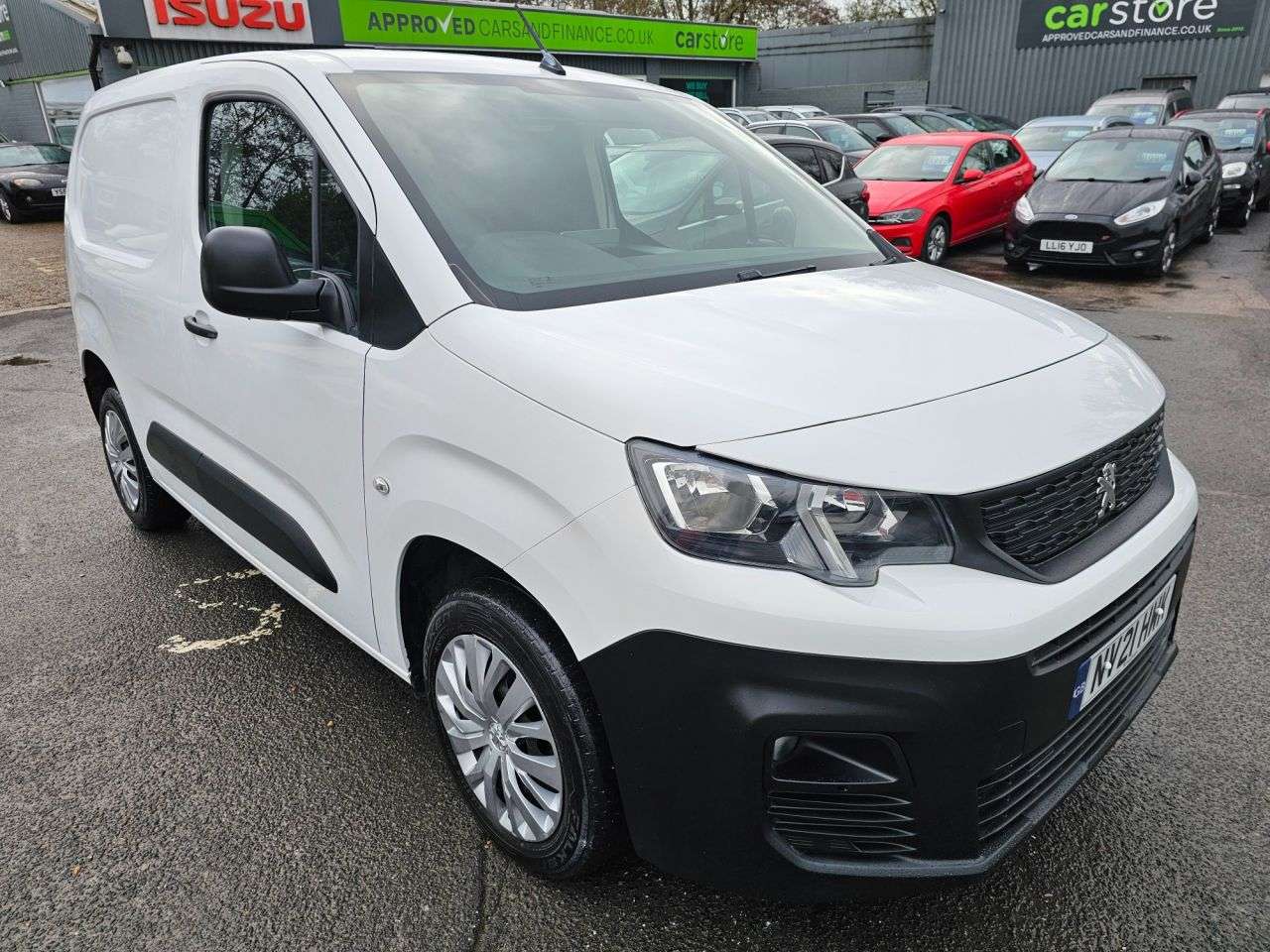 A 2021 PEUGEOT PARTNER White 1.5 BlueHDi Euro 6 panel, 68,952 miles, ULEZ compliant, 5-Speed manua A 2021 PEUGEOT PARTNER White 1.5 BlueHDi Euro 6 panel, 68,952 miles, ULEZ compliant, 5-Speed manua
