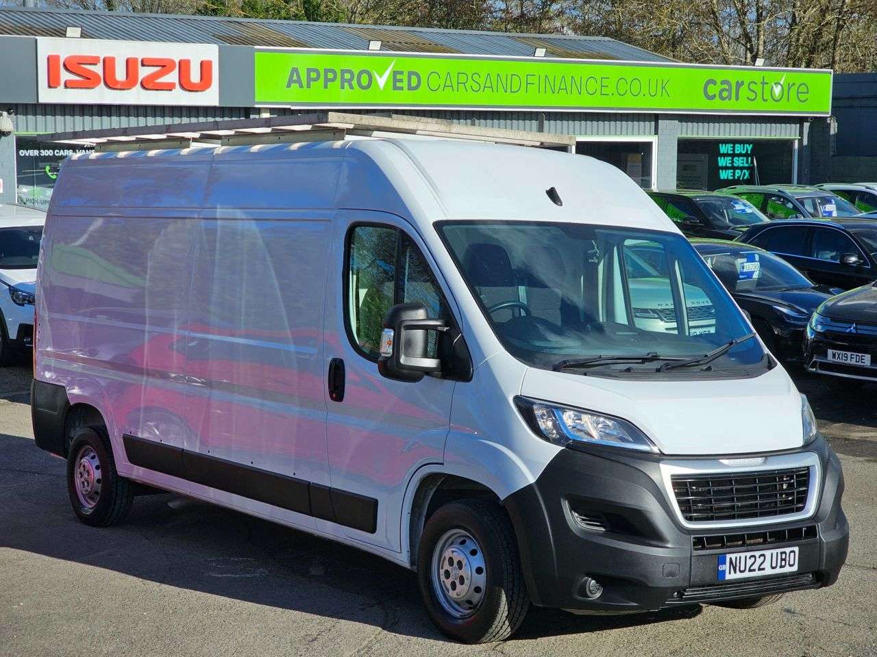 A 2022 PEUGEOT BOXER White 2.2 BlueHDi Euro 6 panel van, 37,600 miles, ULEZ compliant, 6-speed m A 2022 PEUGEOT BOXER White 2.2 BlueHDi Euro 6 panel van, 37,600 miles, ULEZ compliant, 6-speed m