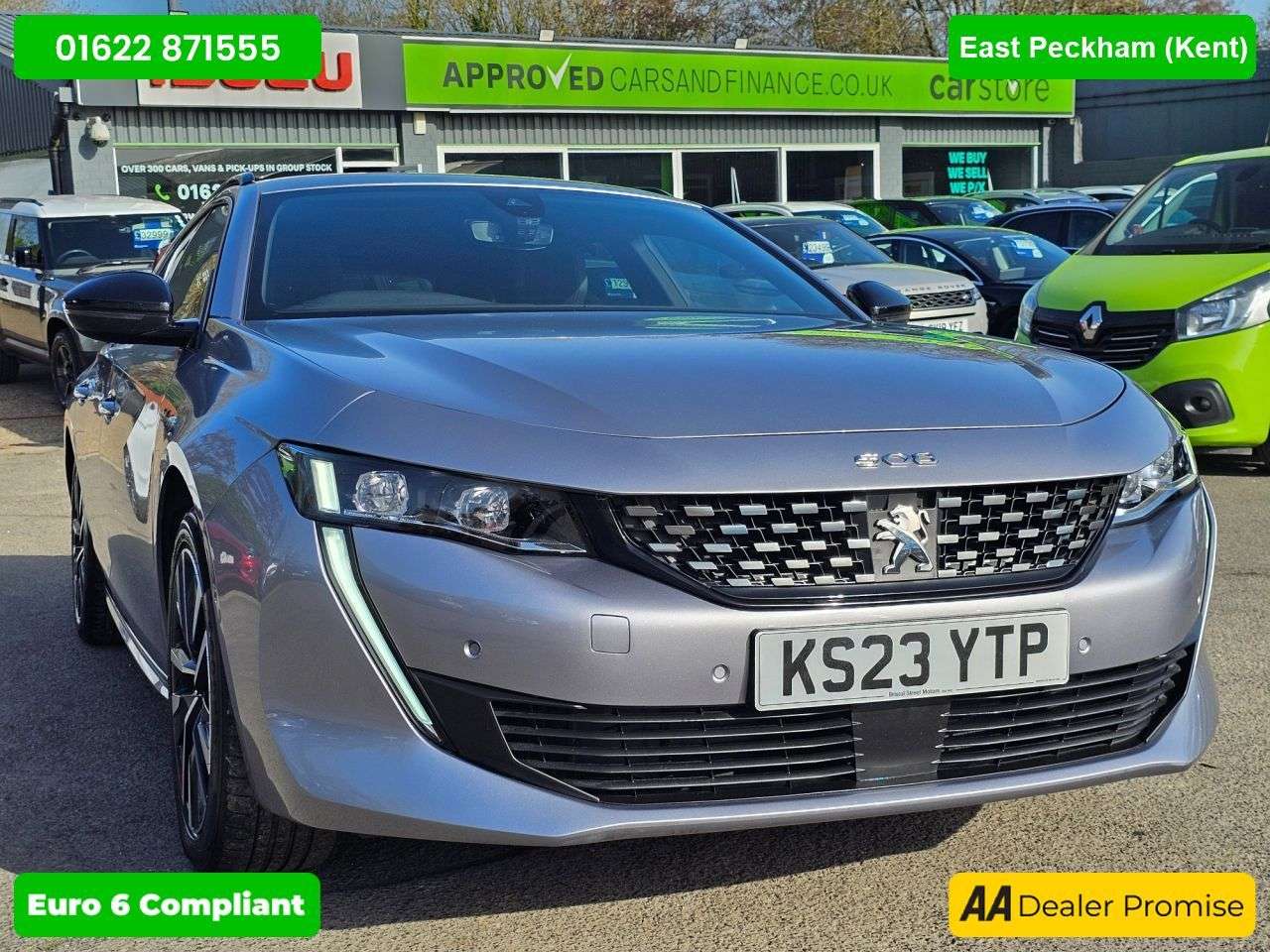 A 2023 PEUGEOT 508 SW Grey 1.2 PureTech GT Euro 6 estate, 39,000 miles, ULEZ compliant, Automatic A 2023 PEUGEOT 508 SW Grey 1.2 PureTech GT Euro 6 estate, 39,000 miles, ULEZ compliant, Automatic