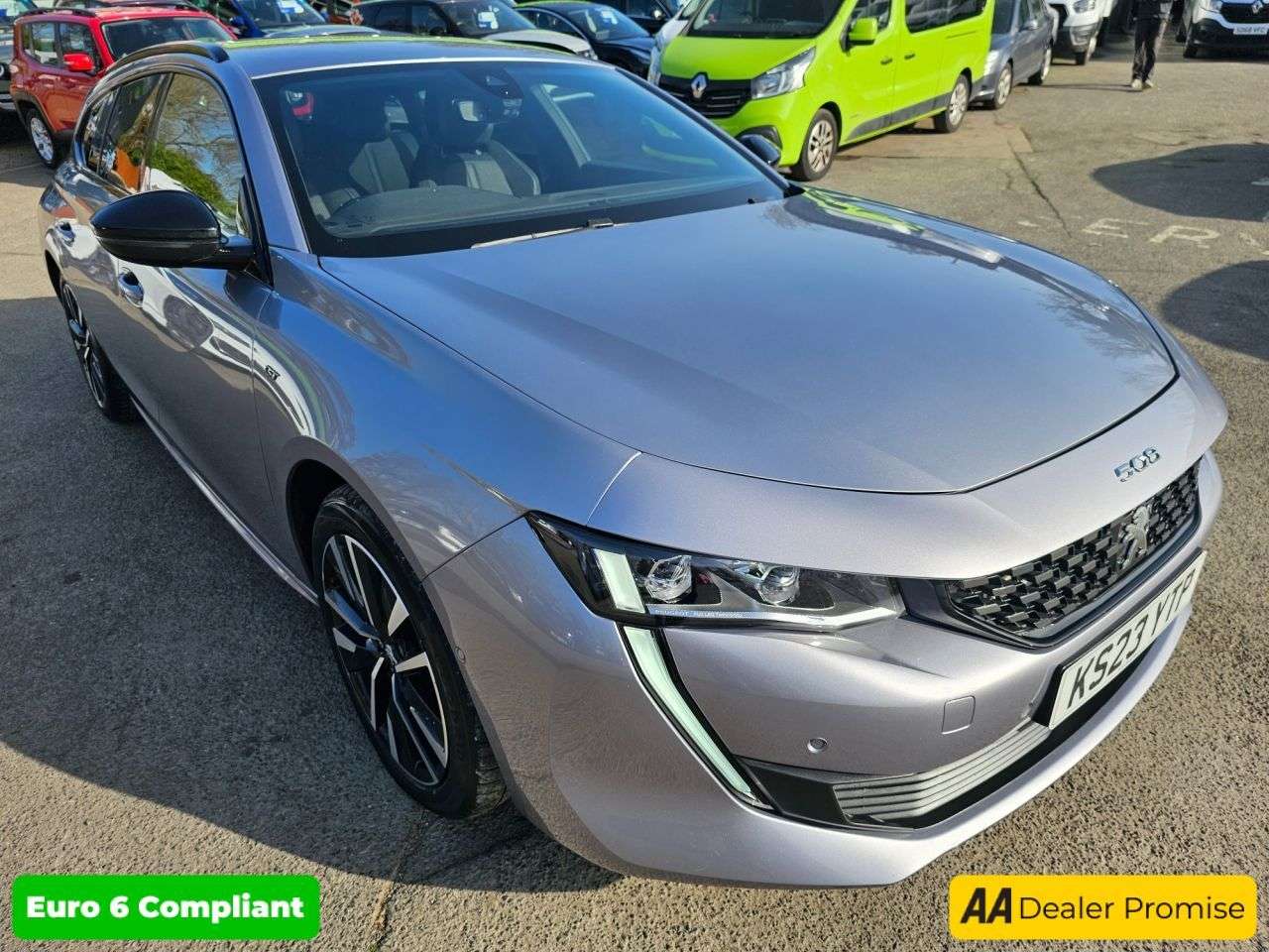 A 2023 PEUGEOT 508 SW Grey 1.2 PureTech GT Euro 6 estate, 39,000 miles, ULEZ compliant, Automatic A 2023 PEUGEOT 508 SW Grey 1.2 PureTech GT Euro 6 estate, 39,000 miles, ULEZ compliant, Automatic