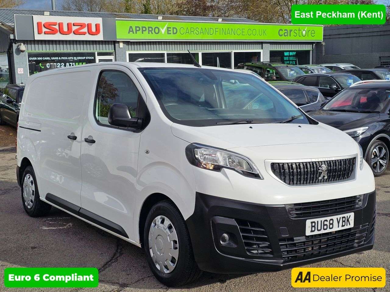 A 2018 PEUGEOT EXPERT White 1.6 BlueHDi Euro 6 panel van, 105,500 miles, ULEZ compliant, 6-speed A 2018 PEUGEOT EXPERT White 1.6 BlueHDi Euro 6 panel van, 105,500 miles, ULEZ compliant, 6-speed