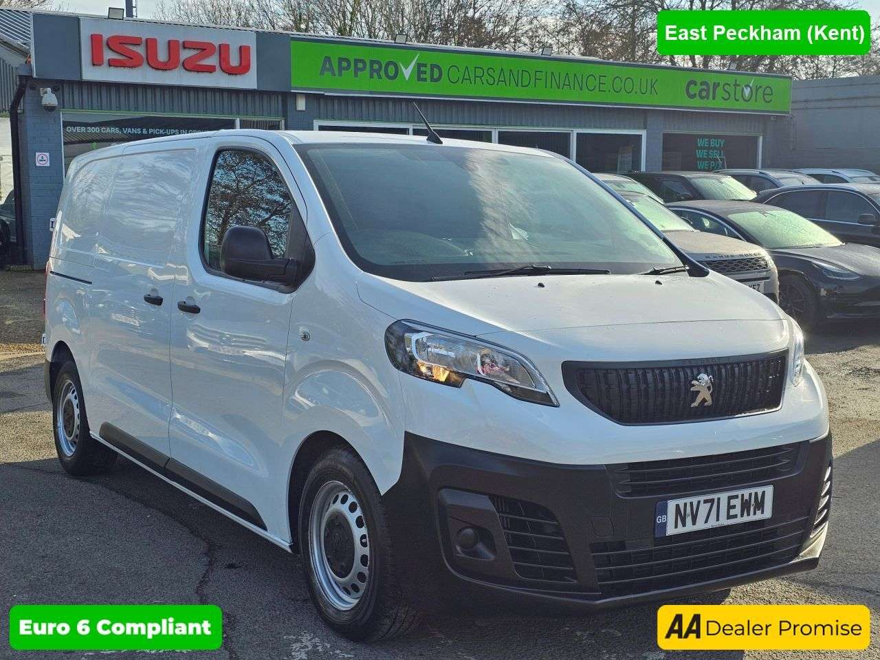 A 2021 PEUGEOT EXPERT White 1.5 BlueHDi Euro 6 panel , 41,600 miles, ULEZ compliant, 6-speed manu A 2021 PEUGEOT EXPERT White 1.5 BlueHDi Euro 6 panel , 41,600 miles, ULEZ compliant, 6-speed manu