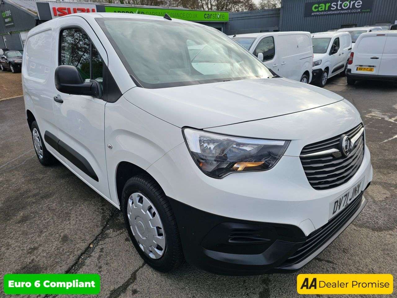 A 2021 VAUXHALL COMBO White 1.5 Turbo D Euro 6 panel van, 16,500 miles, ULEZ compliant, 5-Speed m A 2021 VAUXHALL COMBO White 1.5 Turbo D Euro 6 panel van, 16,500 miles, ULEZ compliant, 5-Speed m