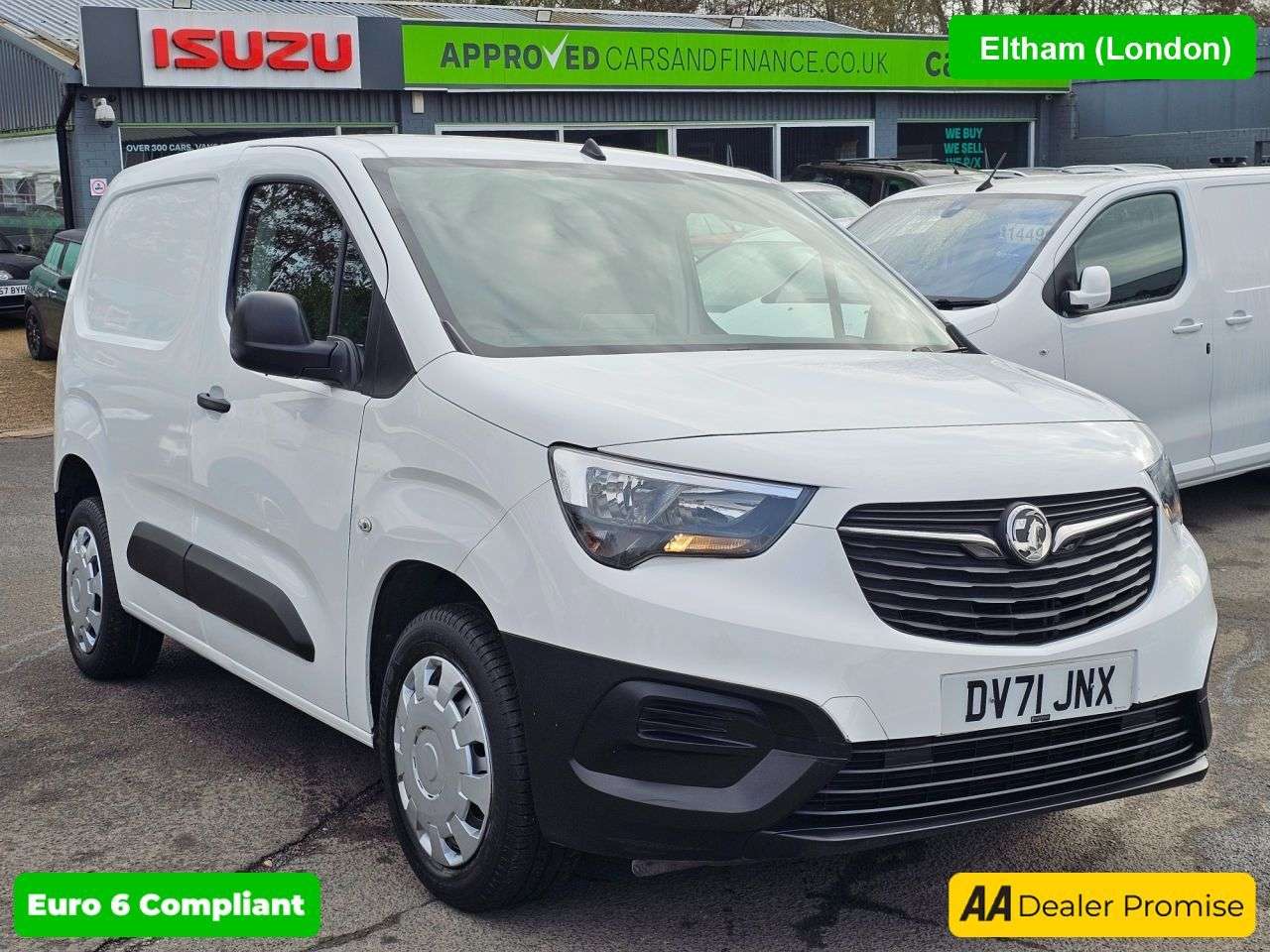 A 2021 VAUXHALL COMBO White 1.5 Turbo D Euro 6 panel van, 16,500 miles, ULEZ compliant, 5-Speed m A 2021 VAUXHALL COMBO White 1.5 Turbo D Euro 6 panel van, 16,500 miles, ULEZ compliant, 5-Speed m