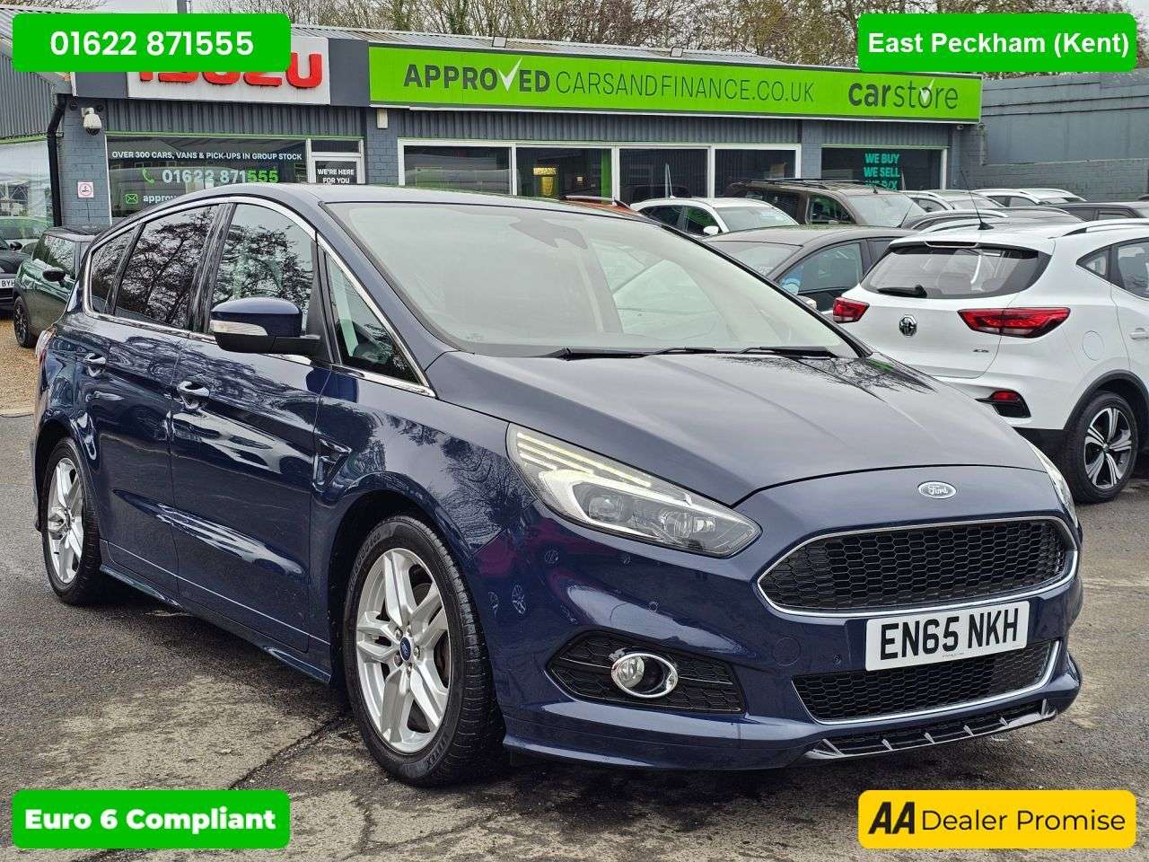 A 2015 FORD S-MAX Blue 2.0 TDCi Euro 6 MPV, 66,900 miles, ULEZ compliant, Automatic, Leather A 2015 FORD S-MAX Blue 2.0 TDCi Euro 6 MPV, 66,900 miles, ULEZ compliant, Automatic, Leather
