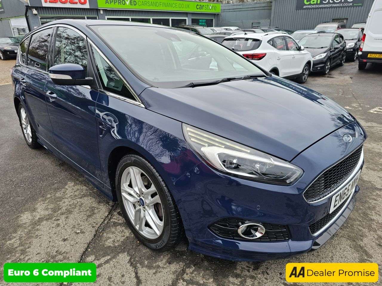 A 2015 FORD S-MAX Blue 2.0 TDCi Euro 6 MPV, 66,900 miles, ULEZ compliant, Automatic, Leather A 2015 FORD S-MAX Blue 2.0 TDCi Euro 6 MPV, 66,900 miles, ULEZ compliant, Automatic, Leather