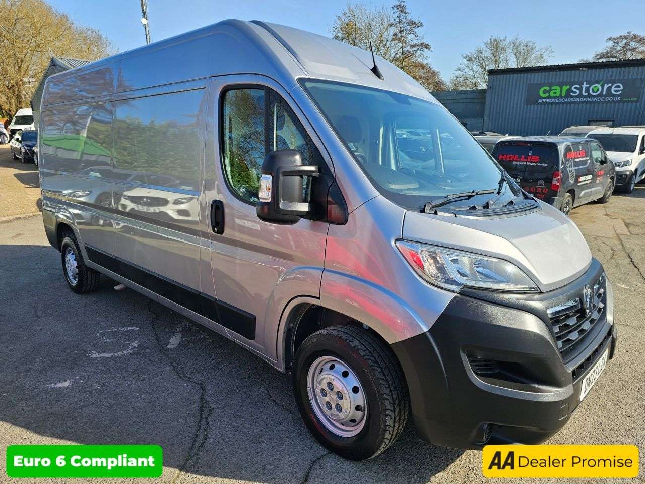 A 2023 VAUXHALL MOVANO Metallic grey 2.2 CDTi BiTurbo Euro 6 panel van, only 3,650 miles, ideal ca A 2023 VAUXHALL MOVANO Metallic grey 2.2 CDTi BiTurbo Euro 6 panel van, only 3,650 miles, ideal ca