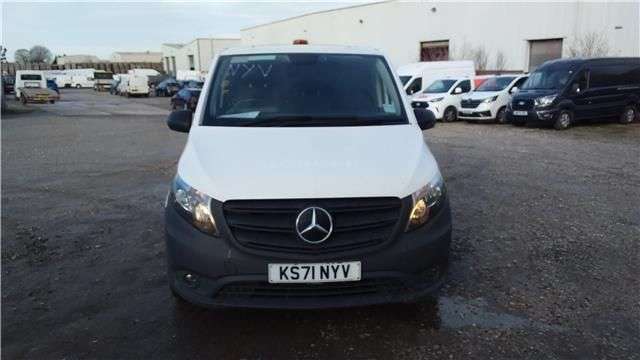A 2022 MERCEDES-BENZ VITO White 2.0 116 CDI Euro 6 panel van, 36,800 miles, ULEZ compliant, Automatic A 2022 MERCEDES-BENZ VITO White 2.0 116 CDI Euro 6 panel van, 36,800 miles, ULEZ compliant, Automatic