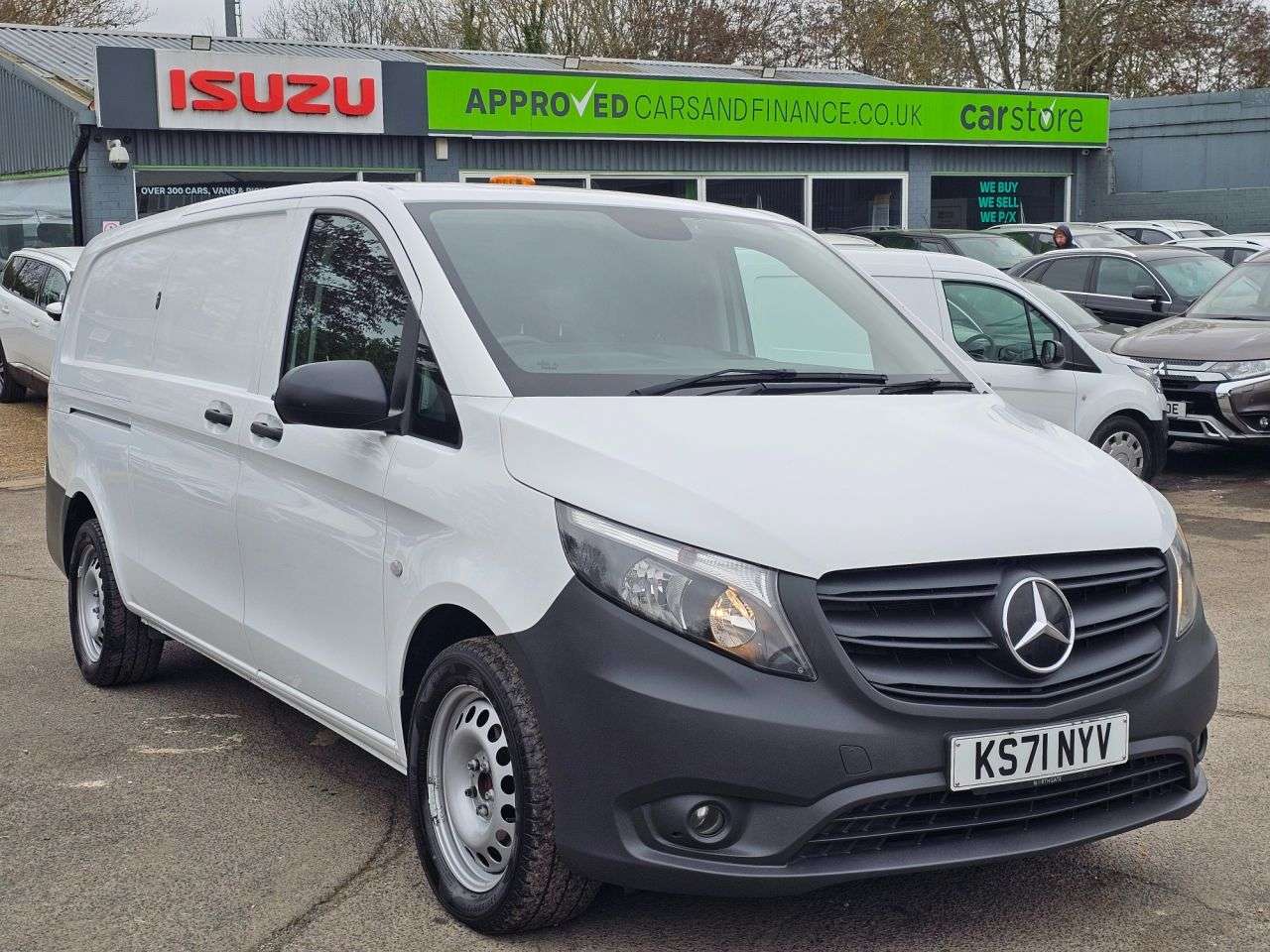 A 2022 MERCEDES-BENZ VITO White 2.0 116 CDI Euro 6 panel van, 36,800 miles, ULEZ compliant, Automatic A 2022 MERCEDES-BENZ VITO White 2.0 116 CDI Euro 6 panel van, 36,800 miles, ULEZ compliant, Automatic