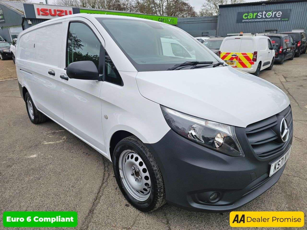 A 2022 MERCEDES-BENZ VITO White 2.0 116 CDI Euro 6 panel van, 36,800 miles, ULEZ compliant, Automatic A 2022 MERCEDES-BENZ VITO White 2.0 116 CDI Euro 6 panel van, 36,800 miles, ULEZ compliant, Automatic