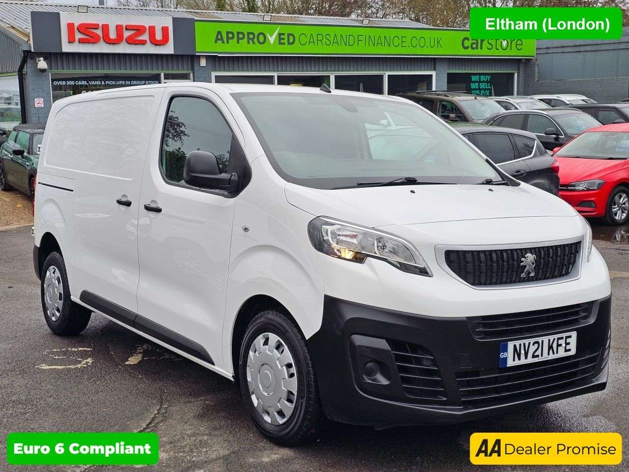 A 2021 PEUGEOT EXPERT White 2.0 BlueHDi Euro 6 panel , 51,200 miles, ULEZ compliant, 6-Speed manu A 2021 PEUGEOT EXPERT White 2.0 BlueHDi Euro 6 panel , 51,200 miles, ULEZ compliant, 6-Speed manu