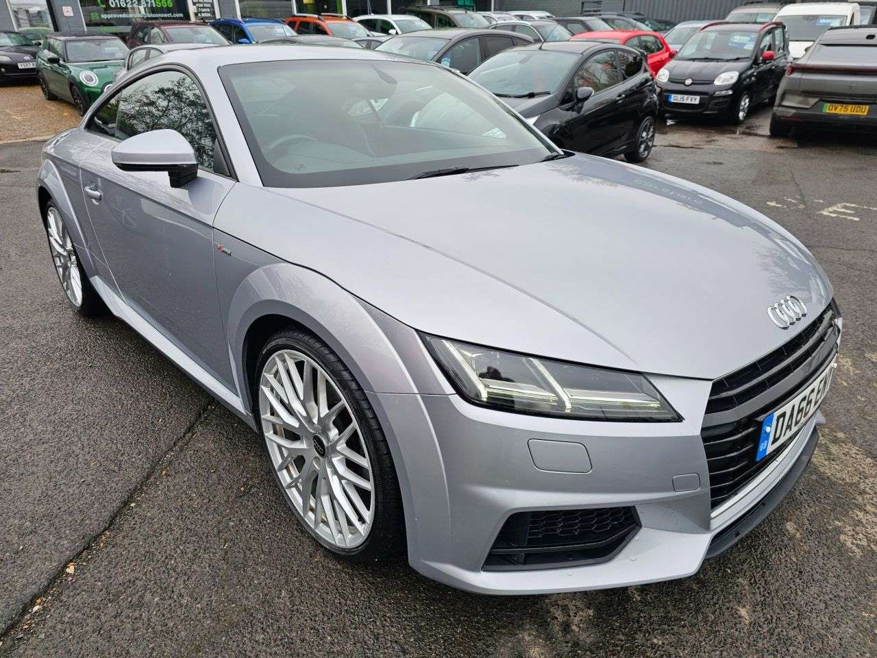 A 2016 AUDI TT Silver 2.0 TDI S line Euro 6 coupe, 61,400 miles, ULEZ compliant, 6-Speed m A 2016 AUDI TT Silver 2.0 TDI S line Euro 6 coupe, 61,400 miles, ULEZ compliant, 6-Speed m