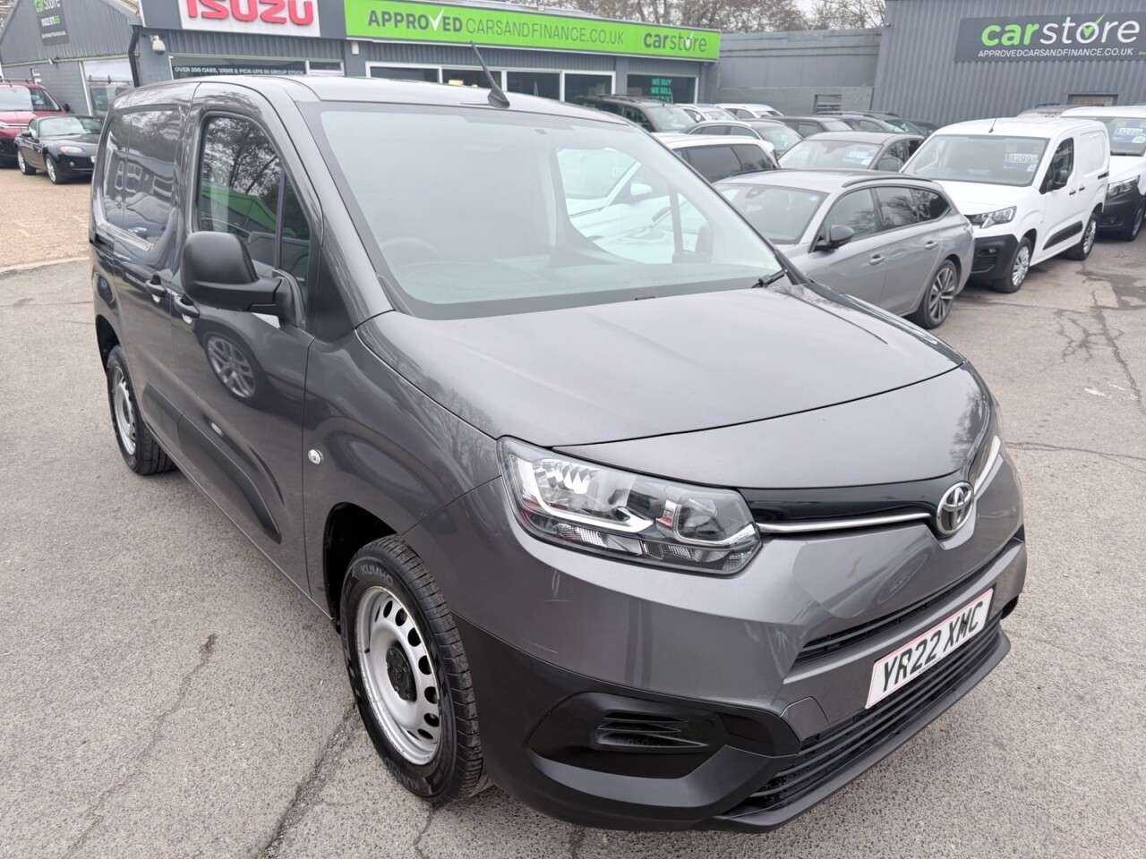 A 2022 TOYOTA PROACE CITY Grey 1.5 BlueHDi Euro 6 panel van, 47,900 miles, ULEZ compliant, 6-Speed ma A 2022 TOYOTA PROACE CITY Grey 1.5 BlueHDi Euro 6 panel van, 47,900 miles, ULEZ compliant, 6-Speed ma