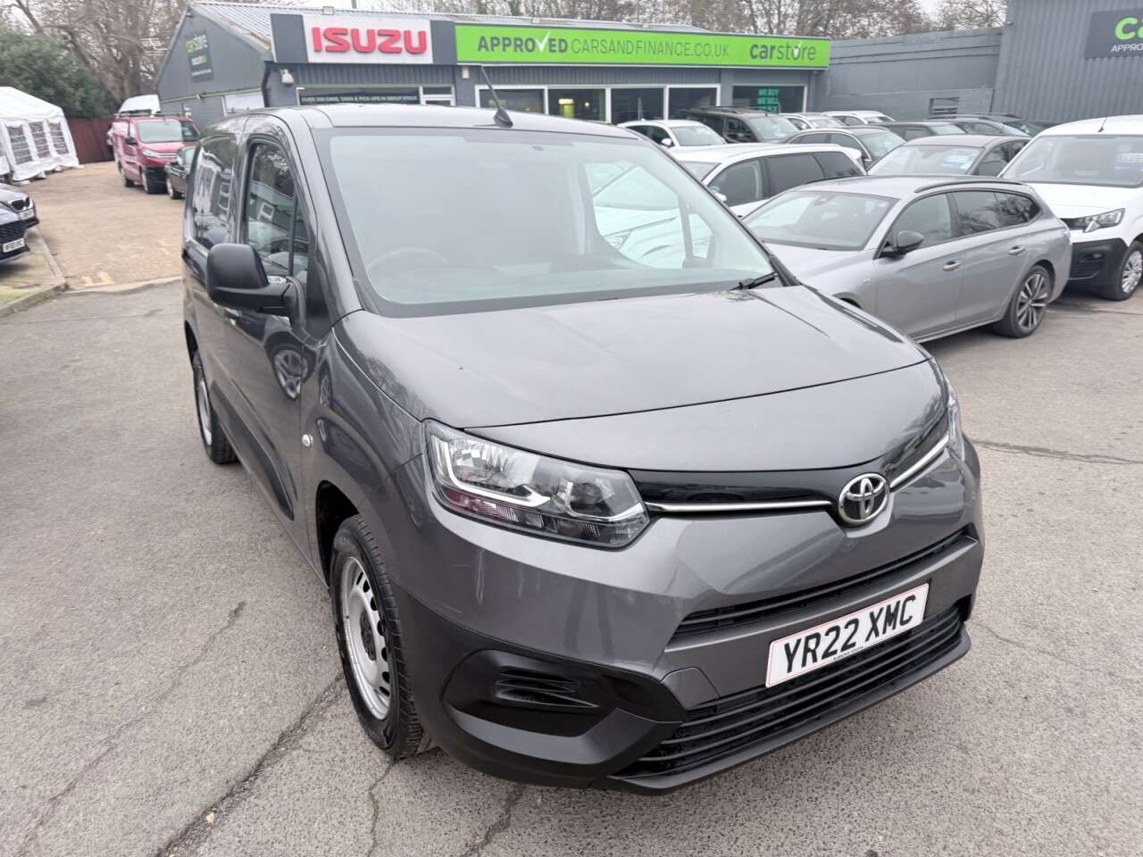 A 2022 TOYOTA PROACE CITY Grey 1.5 BlueHDi Euro 6 panel van, 47,900 miles, ULEZ compliant, 6-Speed ma A 2022 TOYOTA PROACE CITY Grey 1.5 BlueHDi Euro 6 panel van, 47,900 miles, ULEZ compliant, 6-Speed ma