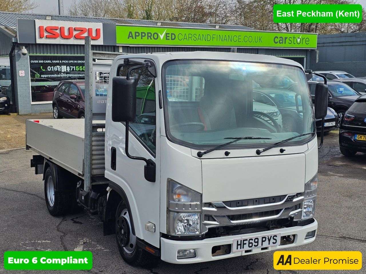 A 2019 ISUZU GRAFTER White 1.9D Euro 6 Dropside, 45,800 miles, ULEZ compliant, 6-Speed manual, B A 2019 ISUZU GRAFTER White 1.9D Euro 6 Dropside, 45,800 miles, ULEZ compliant, 6-Speed manual, B