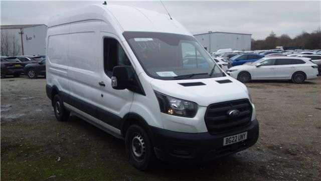 A 2022 FORD TRANSIT White 2.0 350 EcoBlue Euro 6 panel van 47,700 miles, ULEZ compliant, 6-Spee A 2022 FORD TRANSIT White 2.0 350 EcoBlue Euro 6 panel van 47,700 miles, ULEZ compliant, 6-Spee