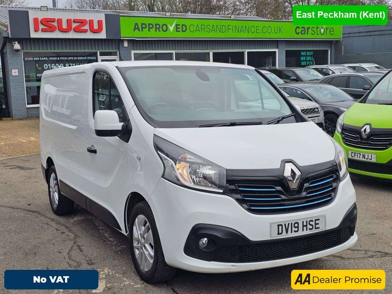 A 2019 RENAULT TRAFIC White 1.6 dCi 27 Sport Nav Euro 6 panel van, 58,000 miles, ULEZ compliant, A 2019 RENAULT TRAFIC White 1.6 dCi 27 Sport Nav Euro 6 panel van, 58,000 miles, ULEZ compliant,