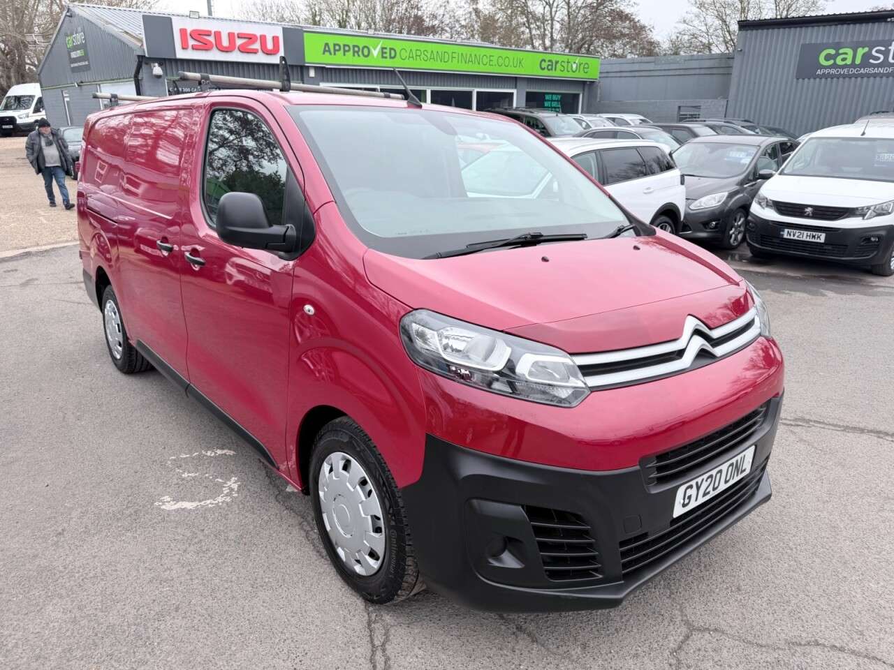 A 2020 CITROEN DISPATCH Red 2.0 BlueHDi Euro 6 panel van, 68,400 miles, ULEZ compliant, 6-Speed man A 2020 CITROEN DISPATCH Red 2.0 BlueHDi Euro 6 panel van, 68,400 miles, ULEZ compliant, 6-Speed man