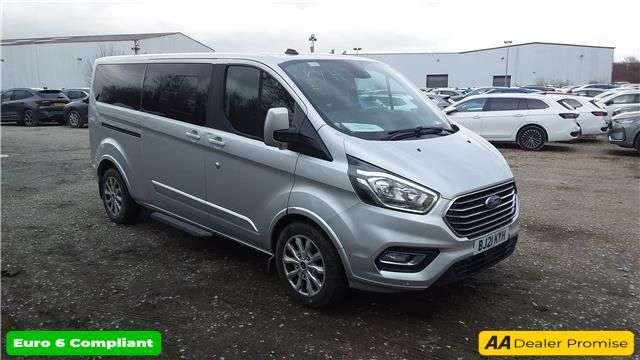 A 2021 FORD TOURNEO CUSTOM Silver 2.0 320 EcoBlue Euro 6 minibus, 35,200 miles, 8 seats, ULEZ complian A 2021 FORD TOURNEO CUSTOM Silver 2.0 320 EcoBlue Euro 6 minibus, 35,200 miles, 8 seats, ULEZ complian