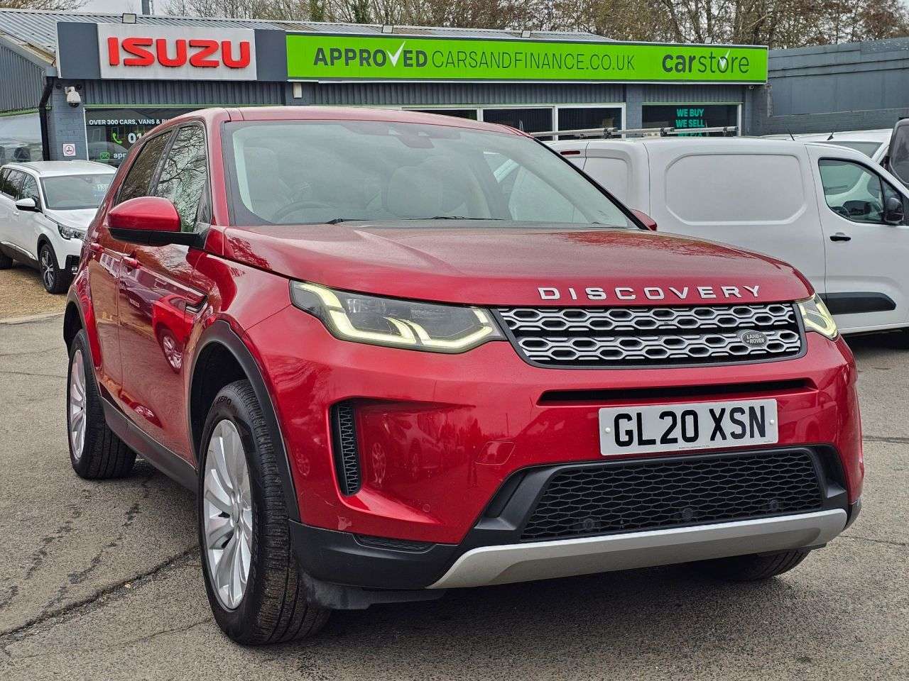 A 2020 LAND ROVER DISCOVERY SPORT Red 2.0 D180 MHEV SE Euro 6 SUV, 50,600 miles, ULEZ compliant, Automatic, 4 A 2020 LAND ROVER DISCOVERY SPORT Red 2.0 D180 MHEV SE Euro 6 SUV, 50,600 miles, ULEZ compliant, Automatic, 4