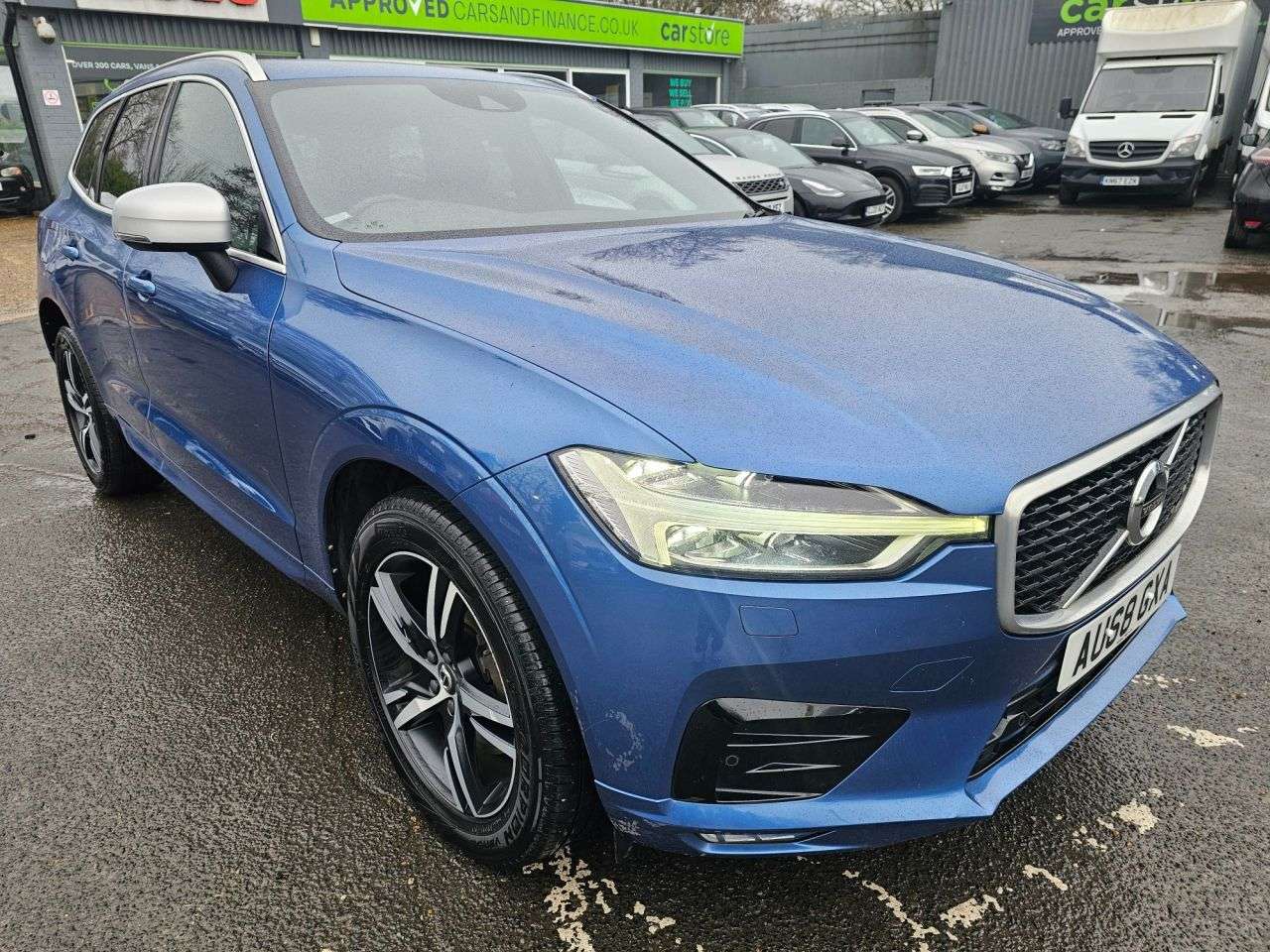 A 2018 VOLVO XC60 Blue 2.0 T5 R-Design Euro 6 SUV, 85,600 miles, ULEZ compliant, Automatic AW A 2018 VOLVO XC60 Blue 2.0 T5 R-Design Euro 6 SUV, 85,600 miles, ULEZ compliant, Automatic AW