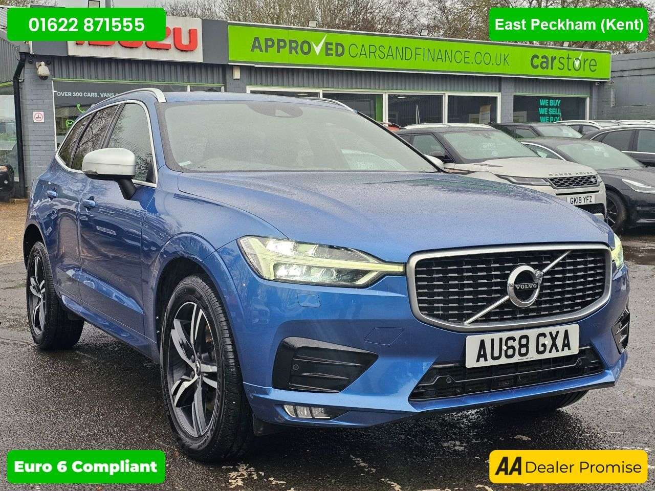 A 2018 VOLVO XC60 Blue 2.0 T5 R-Design Euro 6 SUV, 85,600 miles, ULEZ compliant, Automatic AW A 2018 VOLVO XC60 Blue 2.0 T5 R-Design Euro 6 SUV, 85,600 miles, ULEZ compliant, Automatic AW