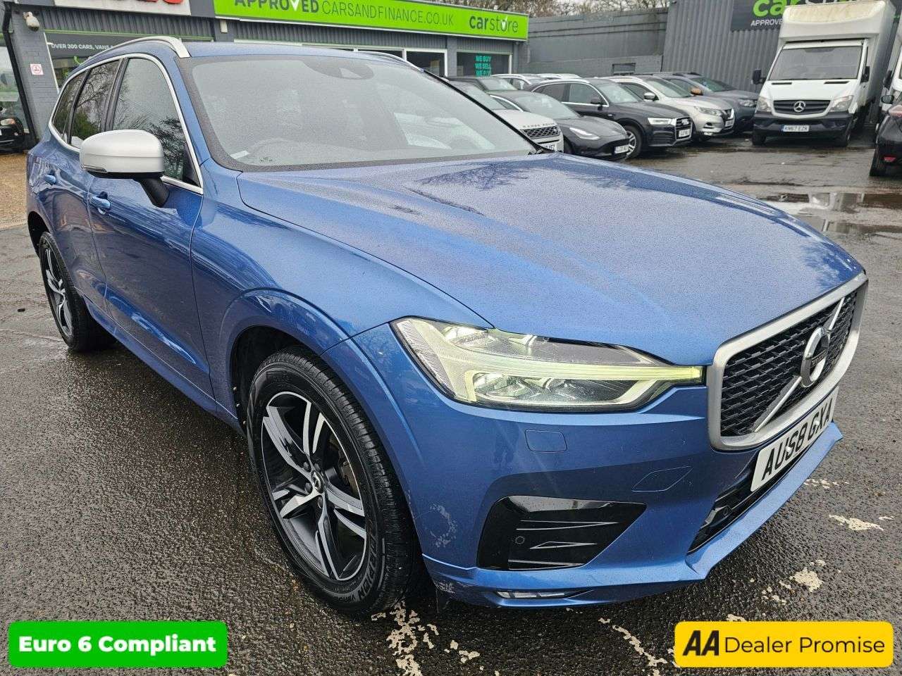 A 2018 VOLVO XC60 Blue 2.0 T5 R-Design Euro 6 SUV, 85,600 miles, ULEZ compliant, Automatic AW A 2018 VOLVO XC60 Blue 2.0 T5 R-Design Euro 6 SUV, 85,600 miles, ULEZ compliant, Automatic AW
