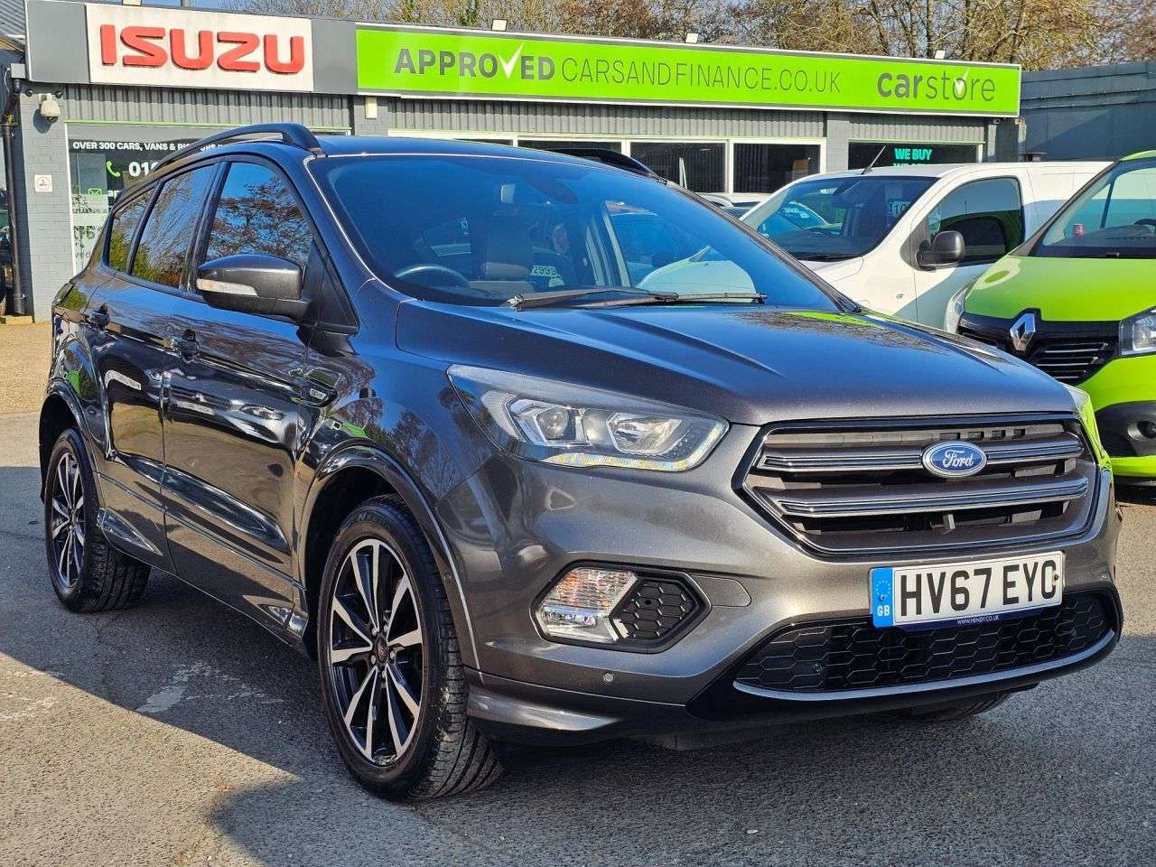 A 2017 FORD KUGA Grey 2.0 TDCi EcoBlue ST-Line Euro 6 SUV, 66,000 miles, ULEZ compliant, 6-S A 2017 FORD KUGA Grey 2.0 TDCi EcoBlue ST-Line Euro 6 SUV, 66,000 miles, ULEZ compliant, 6-S