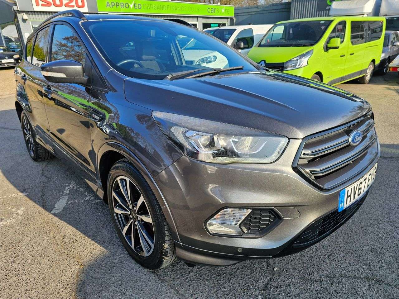 A 2017 FORD KUGA Grey 2.0 TDCi EcoBlue ST-Line Euro 6 SUV, 66,000 miles, ULEZ compliant, 6-S A 2017 FORD KUGA Grey 2.0 TDCi EcoBlue ST-Line Euro 6 SUV, 66,000 miles, ULEZ compliant, 6-S