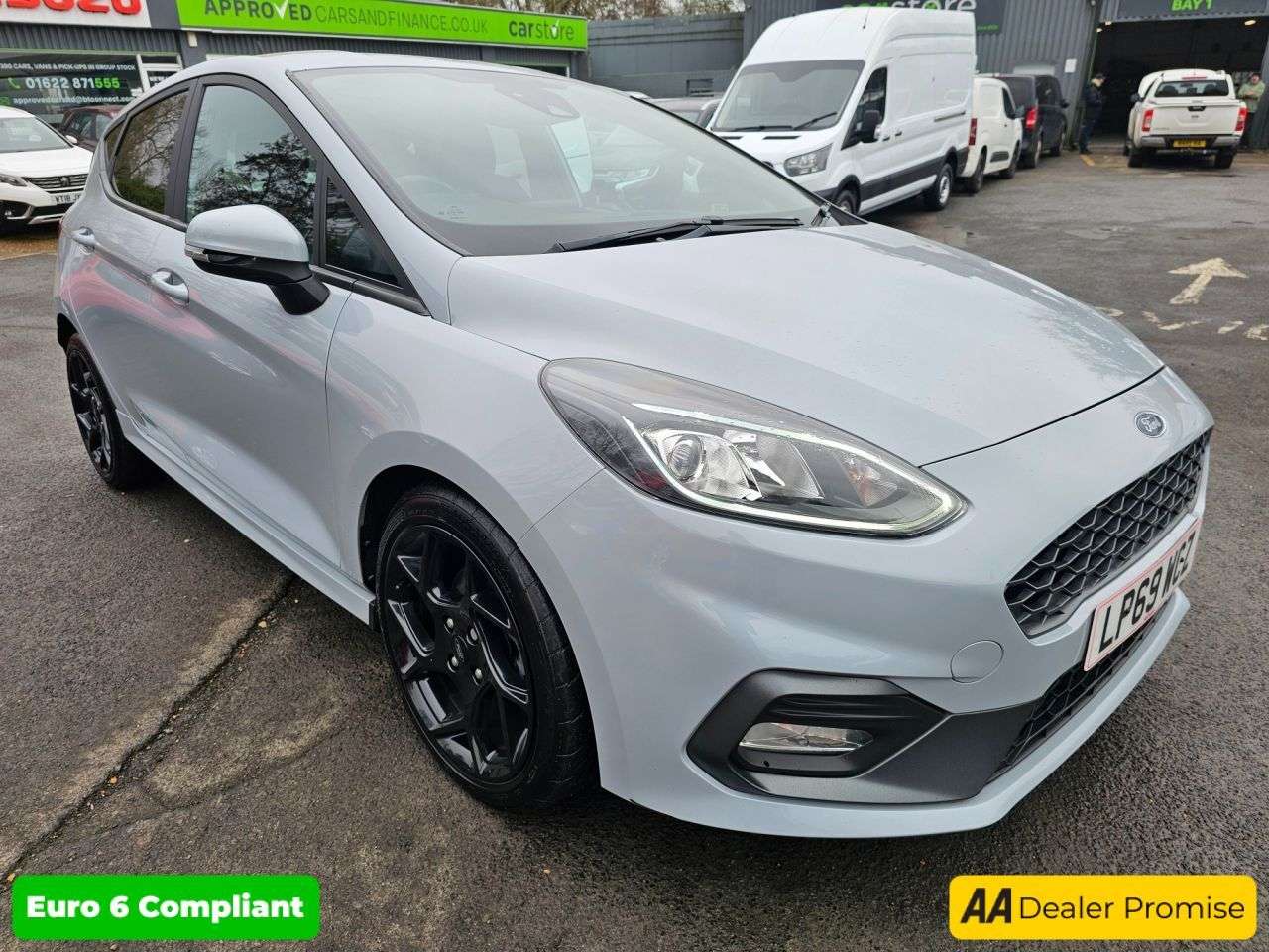 A 2020 FORD FIESTA Silver 1.5T EcoBoost ST-2 Euro 6 hatchback 66,900 miles, ULEZ compliant, 6- A 2020 FORD FIESTA Silver 1.5T EcoBoost ST-2 Euro 6 hatchback 66,900 miles, ULEZ compliant, 6-