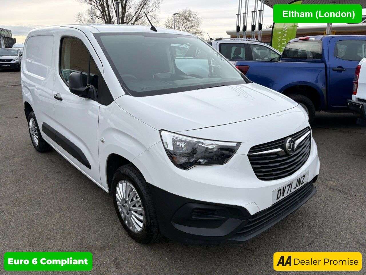 A 2021 VAUXHALL COMBO White 1.5 Turbo D Euro 6 panel van, 31,000 miles, ULEZ compliant, 5-Speed m A 2021 VAUXHALL COMBO White 1.5 Turbo D Euro 6 panel van, 31,000 miles, ULEZ compliant, 5-Speed m