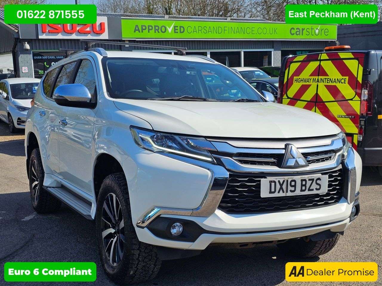 A 2019 MITSUBISHI SHOGUN SPORT White 2.4D 3 Euro 6 SUV, 102,000 miles, ULEZ compliant, Automatic, 4WD, 7 S A 2019 MITSUBISHI SHOGUN SPORT White 2.4D 3 Euro 6 SUV, 102,000 miles, ULEZ compliant, Automatic, 4WD, 7 S