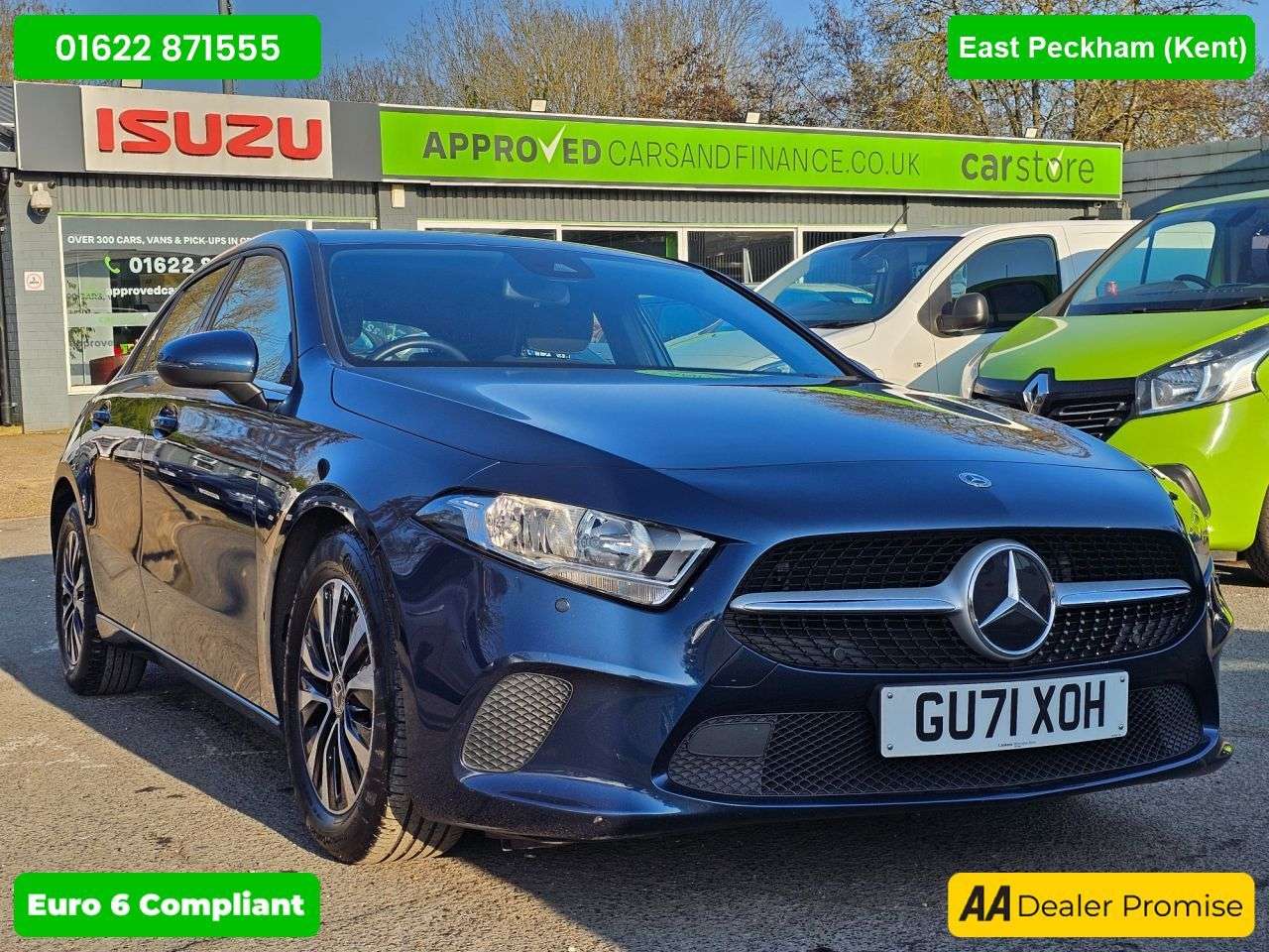 A 2021 MERCEDES-BENZ A-CLASS Blue 1.3 A180 SE Euro 6 hatchback, 34,900 miles, ULEZ compliant, Automatic, A 2021 MERCEDES-BENZ A-CLASS Blue 1.3 A180 SE Euro 6 hatchback, 34,900 miles, ULEZ compliant, Automatic,