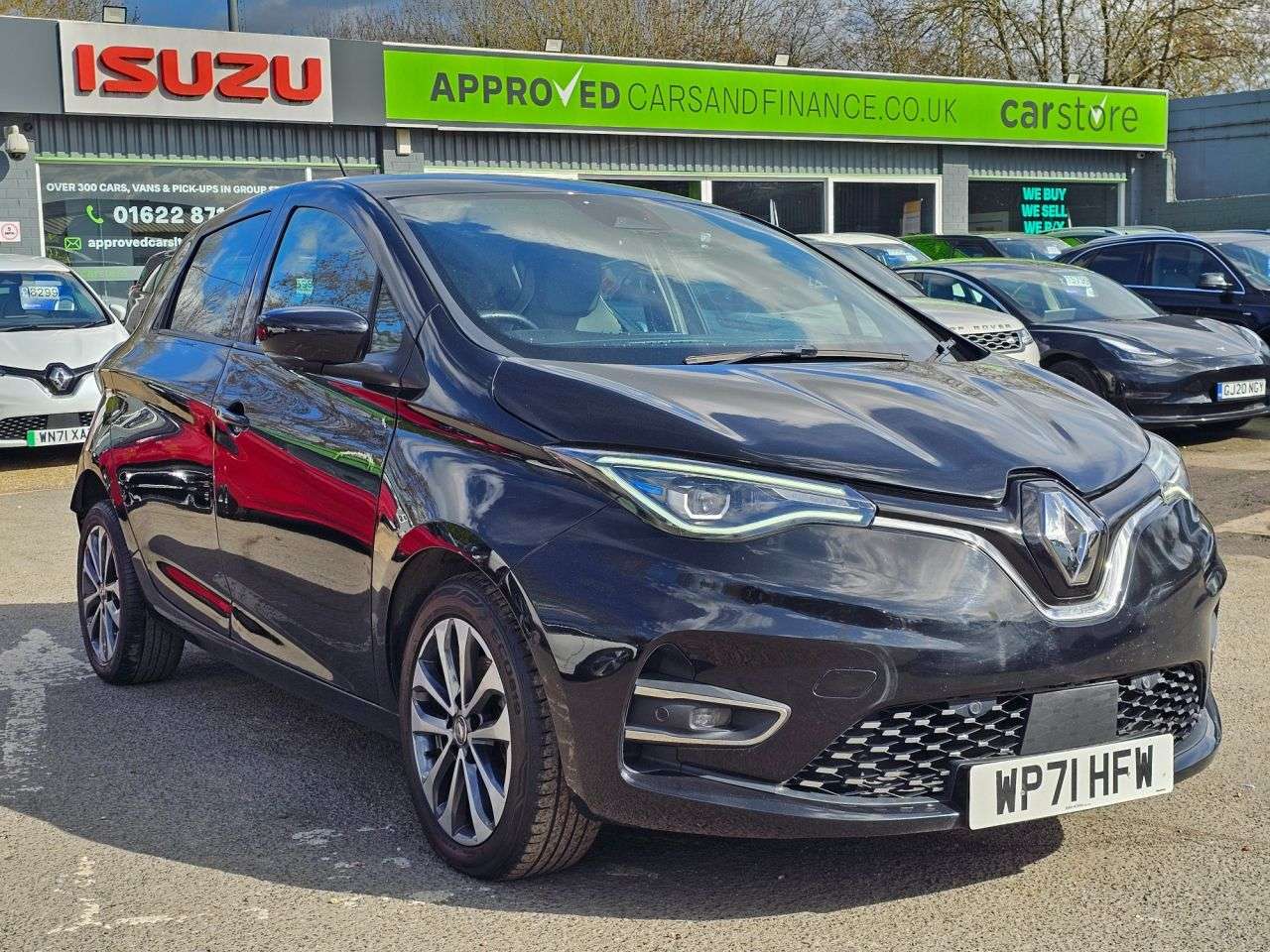 A 2021 RENAULT ZOE Black R135 EV50 GT Line Hatchback, 39,533 miles, Rapid Charge Electric Auto A 2021 RENAULT ZOE Black R135 EV50 GT Line Hatchback, 39,533 miles, Rapid Charge Electric Auto