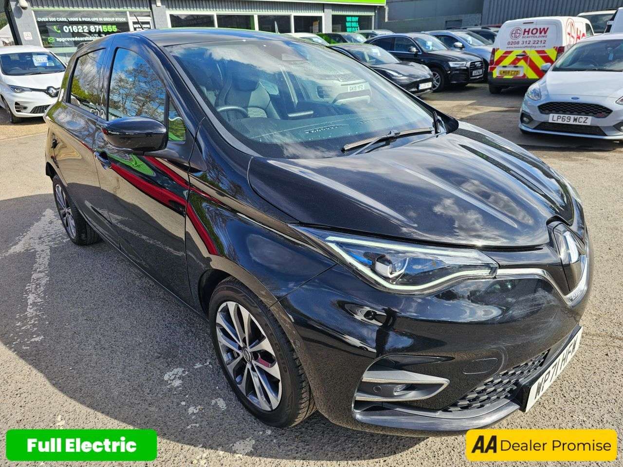 A 2021 RENAULT ZOE Black R135 EV50 GT Line Hatchback, 39,533 miles, Rapid Charge Electric Auto A 2021 RENAULT ZOE Black R135 EV50 GT Line Hatchback, 39,533 miles, Rapid Charge Electric Auto