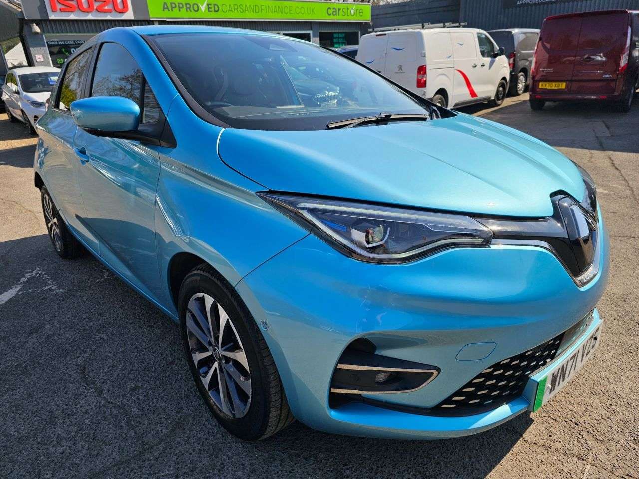 A 2021 RENAULT ZOE Blue R135 EV50 GT Line Hatchback, 24,300 miles, Fully electric Automatic, T A 2021 RENAULT ZOE Blue R135 EV50 GT Line Hatchback, 24,300 miles, Fully electric Automatic, T
