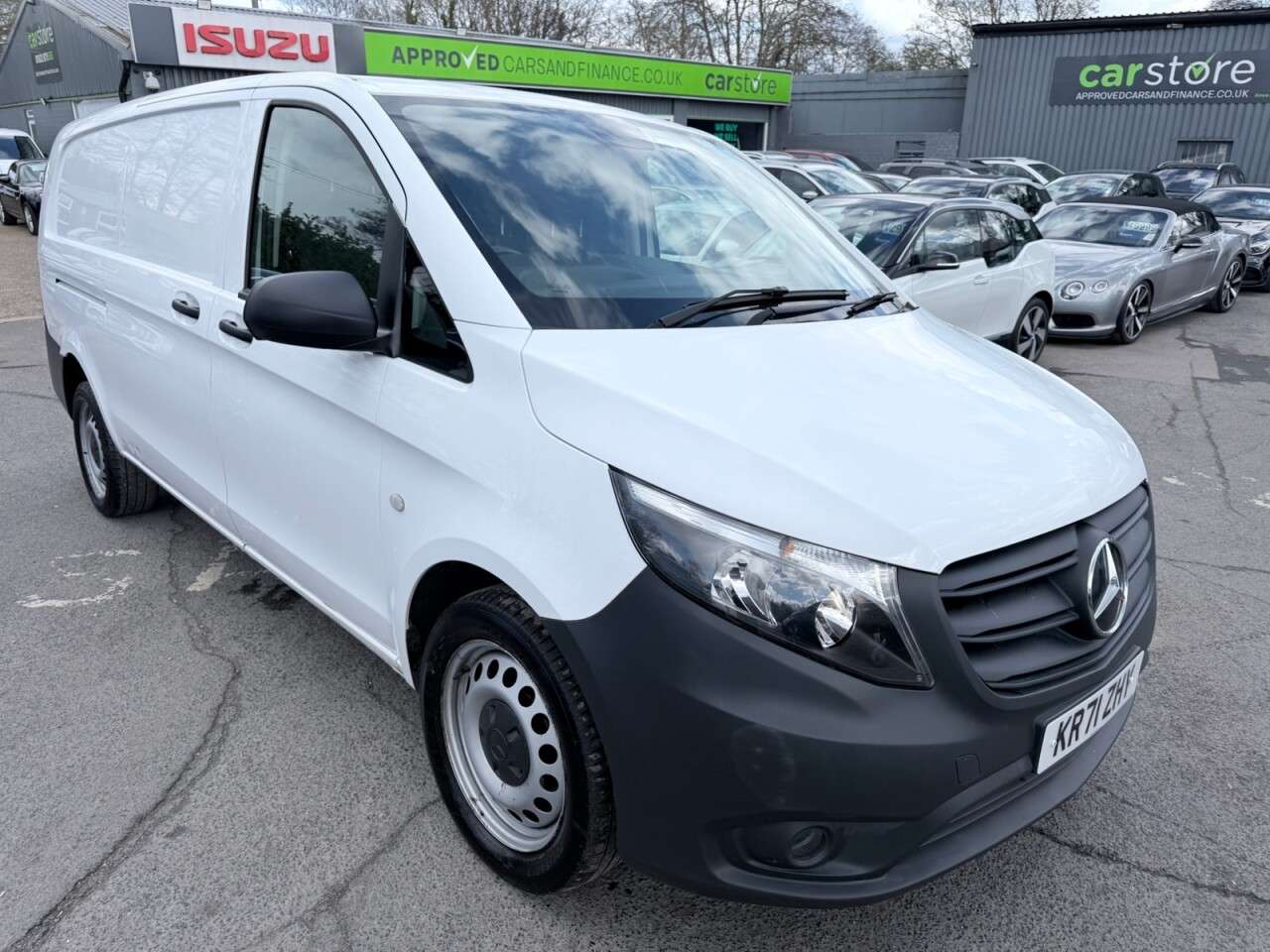 A 2022 MERCEDES-BENZ VITO White 2.0 116 CDI Progressive Euro 6 panel van, 63,200 miles, ULEZ Complian A 2022 MERCEDES-BENZ VITO White 2.0 116 CDI Progressive Euro 6 panel van, 63,200 miles, ULEZ Complian