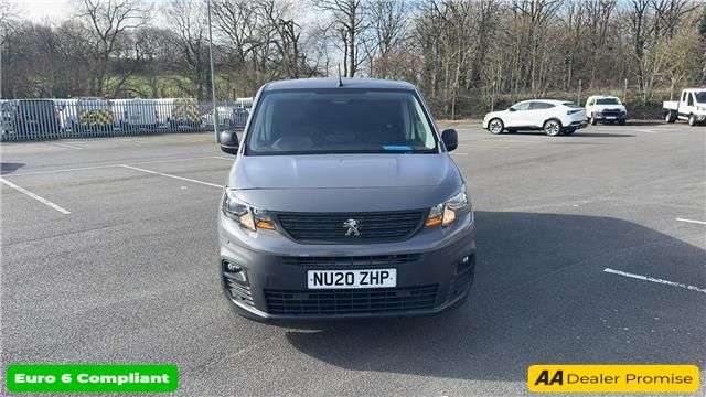 A 2020 PEUGEOT PARTNER White 1.5 BlueHDi Euro 6 panel van, 39,900 miles, ULEZ compliant, 5-Speed m A 2020 PEUGEOT PARTNER White 1.5 BlueHDi Euro 6 panel van, 39,900 miles, ULEZ compliant, 5-Speed m