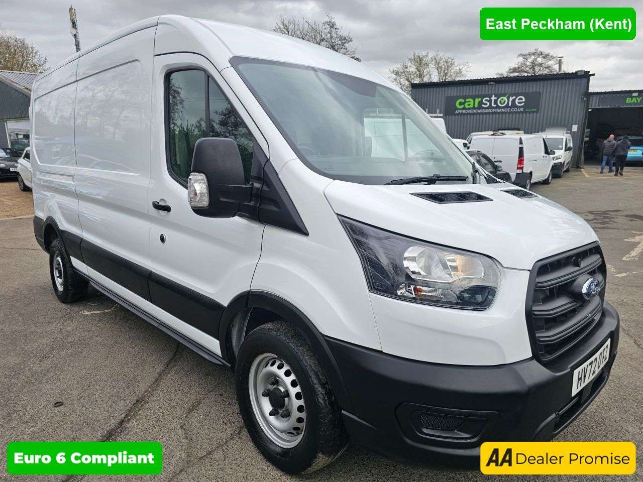 A 2022 FORD TRANSIT White 2.0 350 EcoBlue Euro 6 panel van, 33,100 miles, ULEZ compliant, 6-Spe A 2022 FORD TRANSIT White 2.0 350 EcoBlue Euro 6 panel van, 33,100 miles, ULEZ compliant, 6-Spe