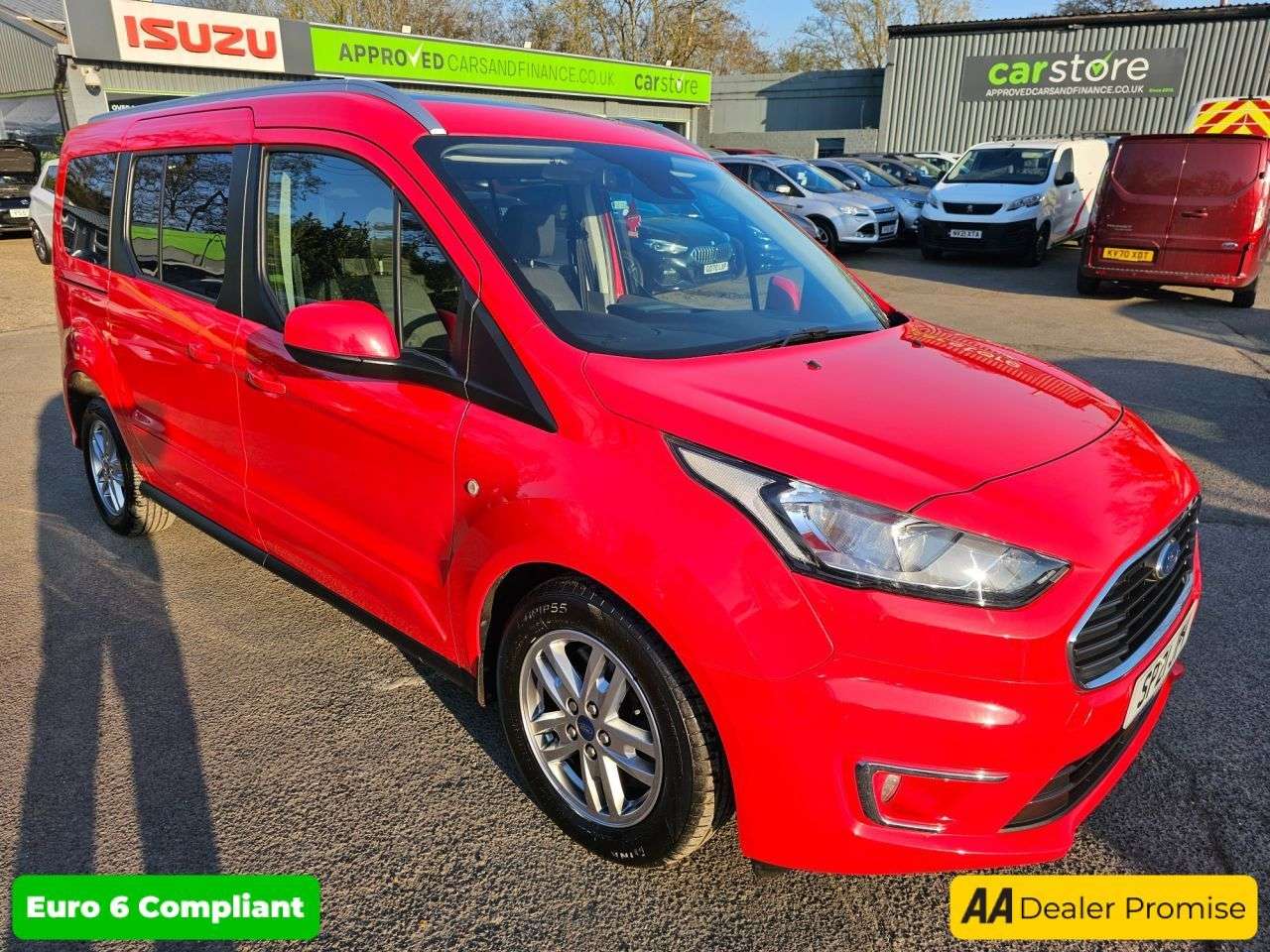 A 2021 FORD GRAND TOURNEO CONNECT Red 1.5 EcoBlue Titanium Euro 6 MPV, 51,000 miles ULEZ compliant 7 Seats, 6 A 2021 FORD GRAND TOURNEO CONNECT Red 1.5 EcoBlue Titanium Euro 6 MPV, 51,000 miles ULEZ compliant 7 Seats, 6