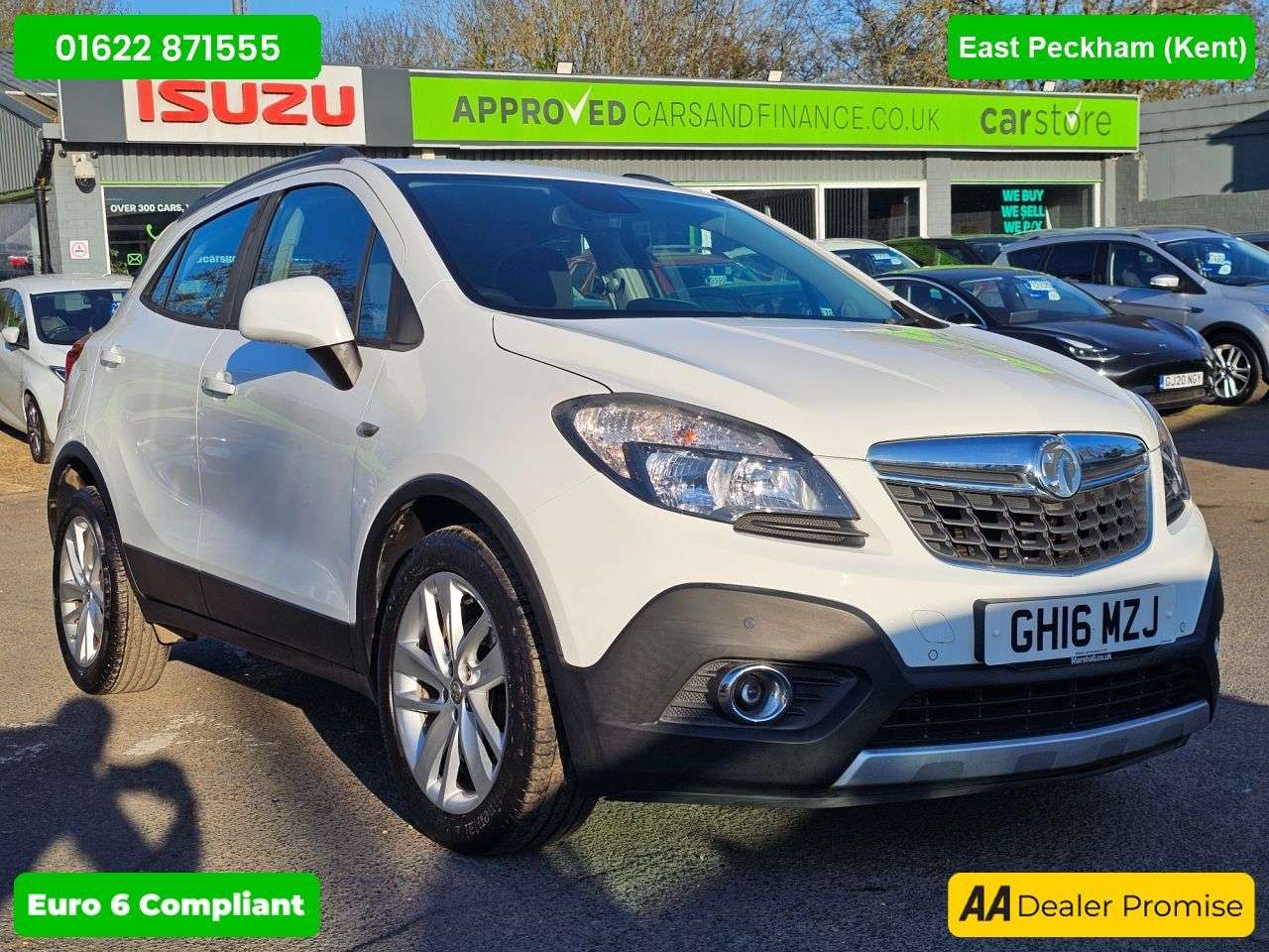 A 2016 VAUXHALL MOKKA White 1.6i Tech Line Euro 6 SUV, 69,123 miles, ULEZ compliant, 5-Speed manu A 2016 VAUXHALL MOKKA White 1.6i Tech Line Euro 6 SUV, 69,123 miles, ULEZ compliant, 5-Speed manu