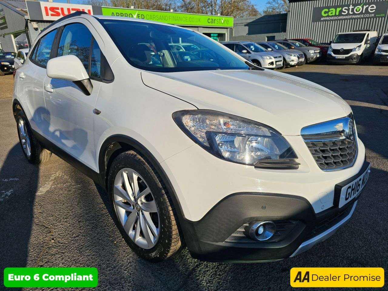 A 2016 VAUXHALL MOKKA White 1.6i Tech Line Euro 6 SUV, 69,123 miles, ULEZ compliant, 5-Speed manu A 2016 VAUXHALL MOKKA White 1.6i Tech Line Euro 6 SUV, 69,123 miles, ULEZ compliant, 5-Speed manu